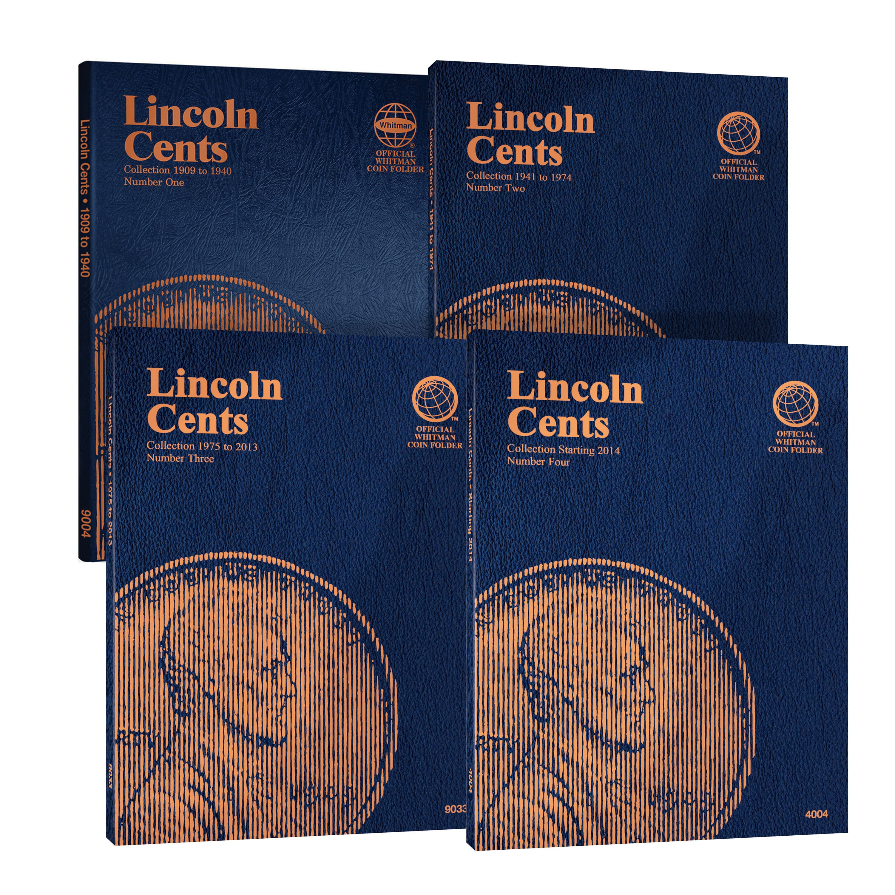 Official Whitman® Coin Folder 4-Volume Set - Lincoln Cents