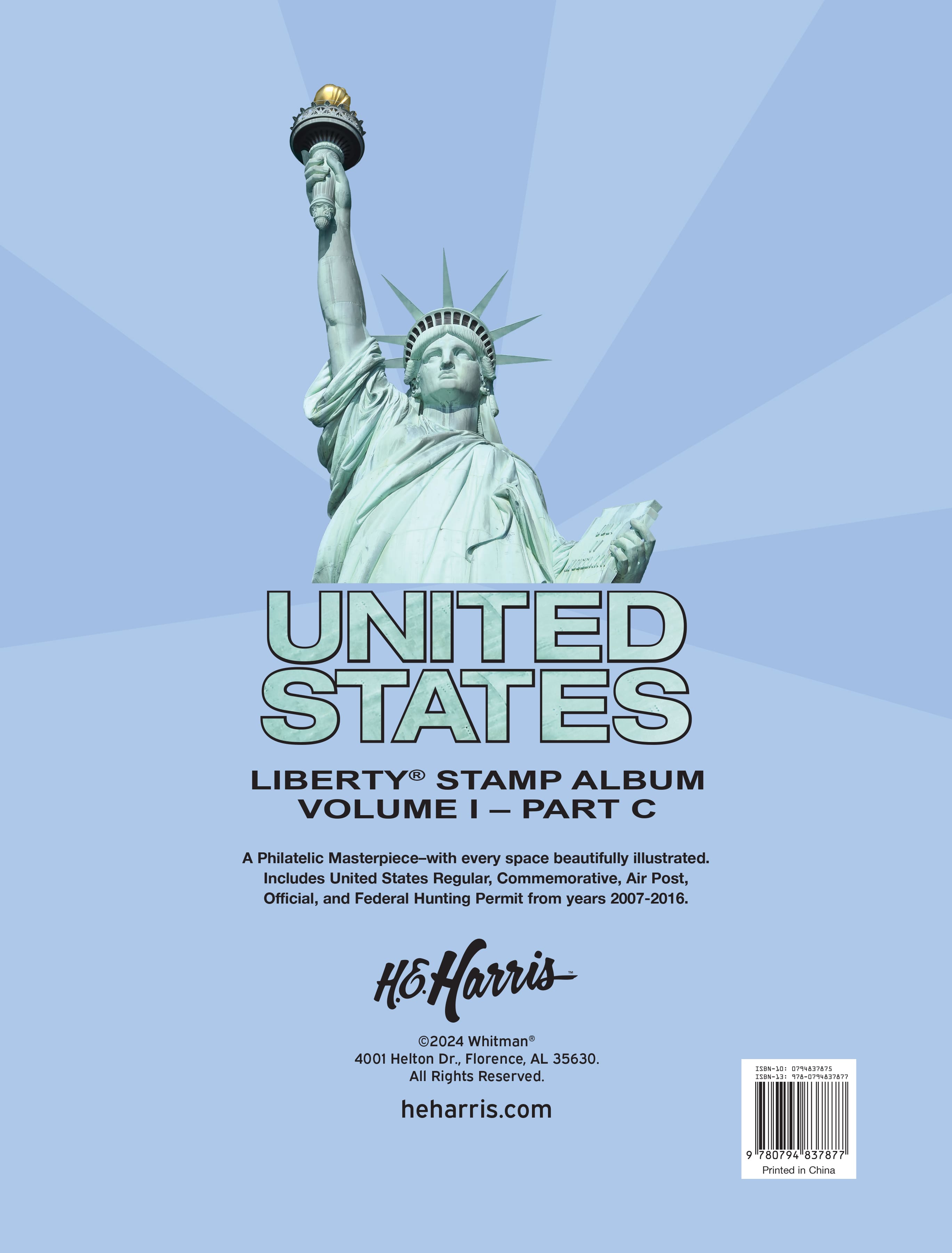 H.E. Harris® U.S. Liberty® Stamp Album Pages – Volume I, Part C (2007–2016) - Image 2