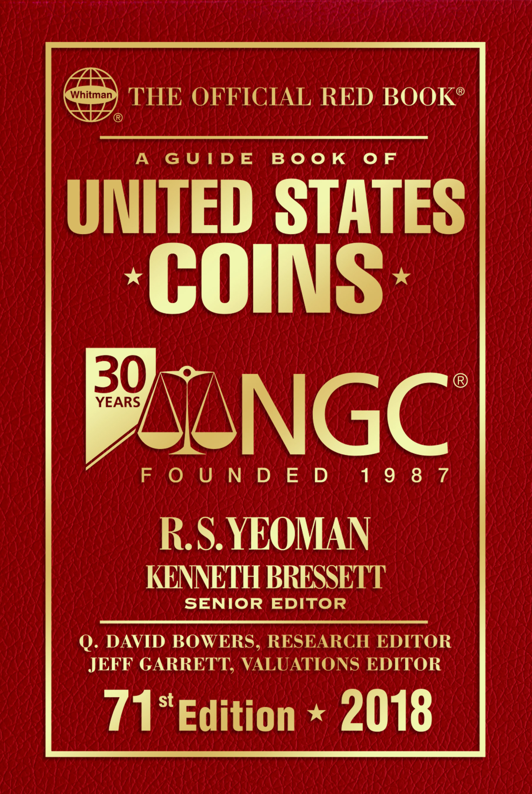 NGC® 30th Anniversary Special Collector's Edition, Official Red Book®: A Guide Book of United States Coins, 2018 (Hardcover) - Image 2