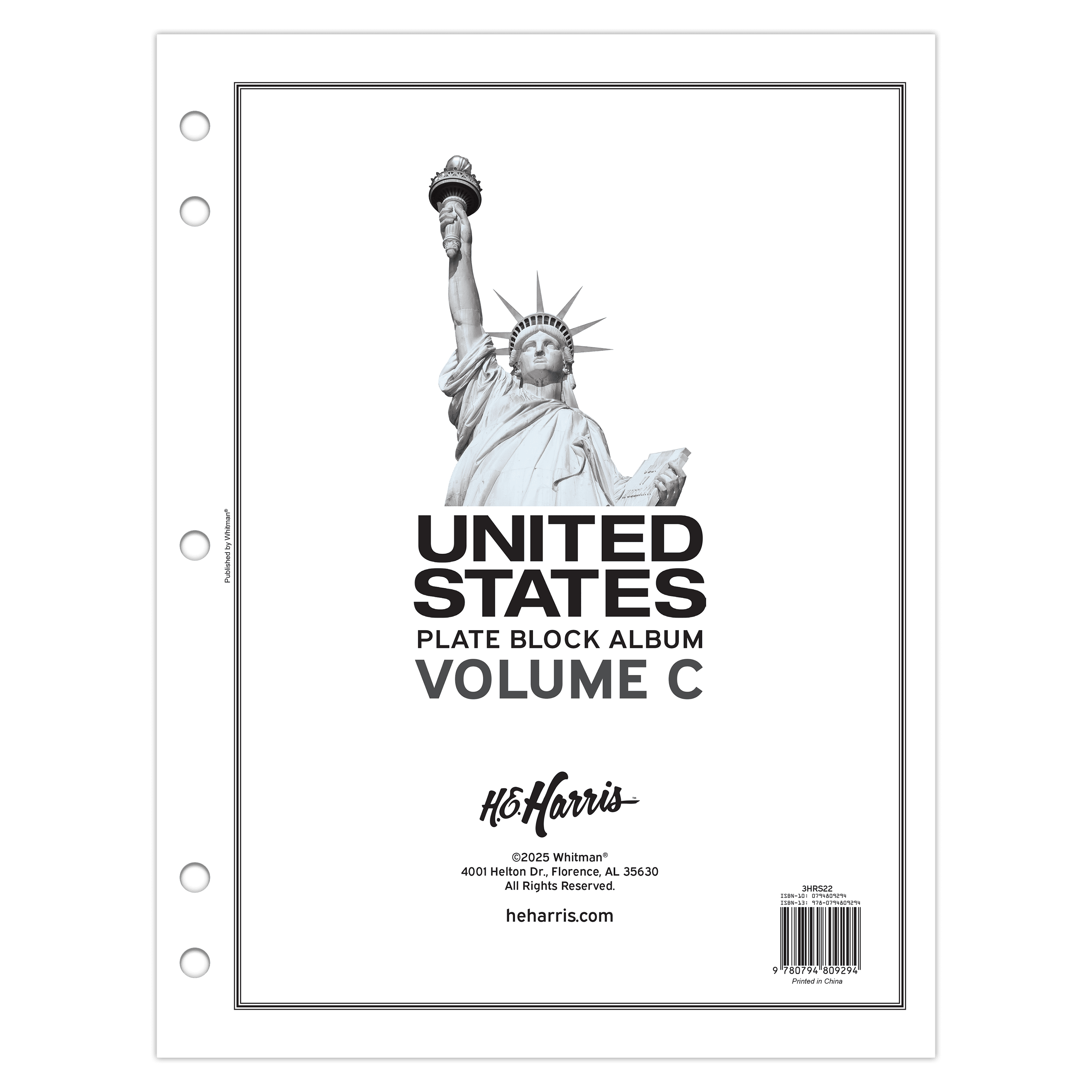 H.E. Harris® U.S. Plate Block Stamp Album Pages – Volume C (1989-2023) - Image 2