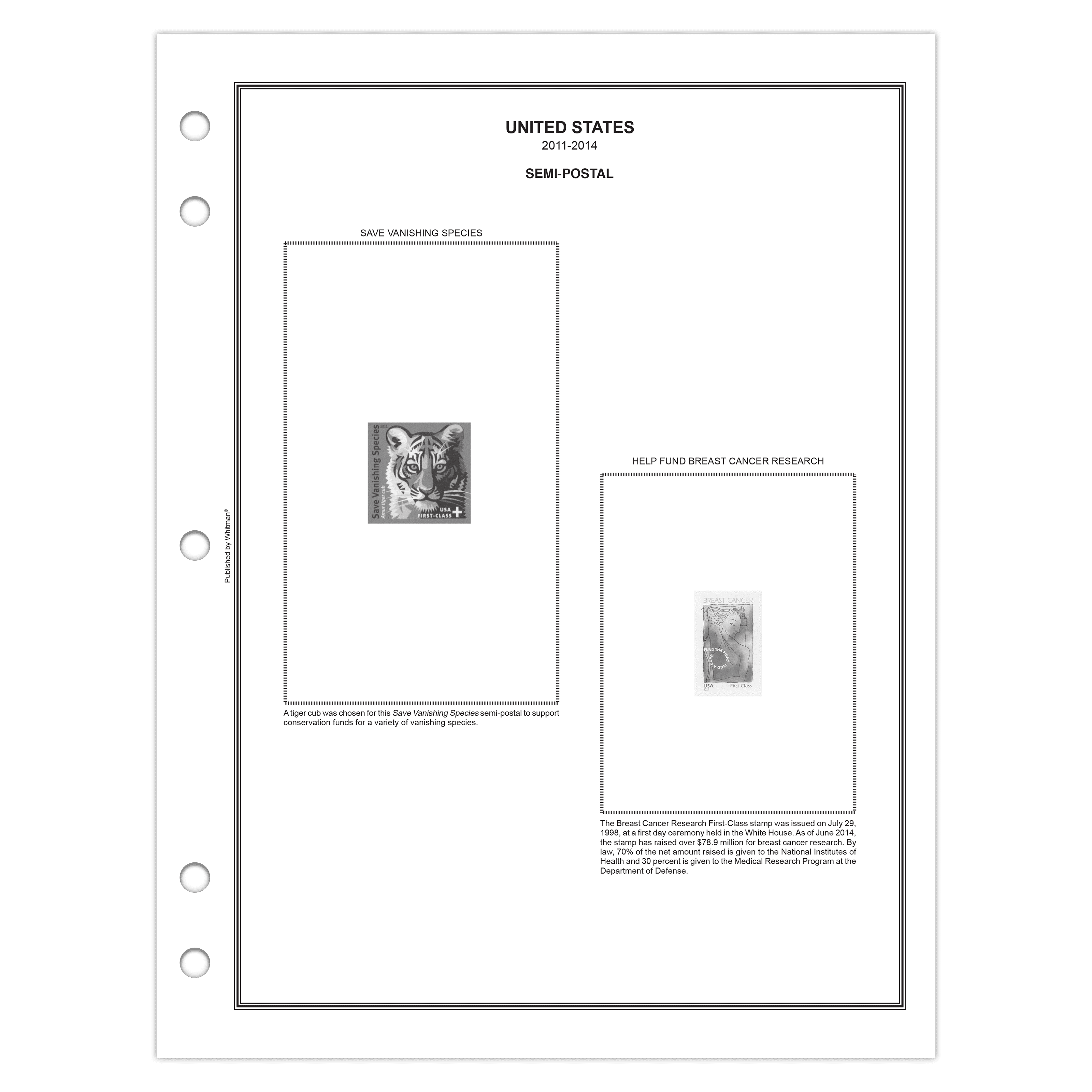 H.E. Harris® U.S. Plate Block Stamp Album Pages – Volume C (1989-2023) - Image 4
