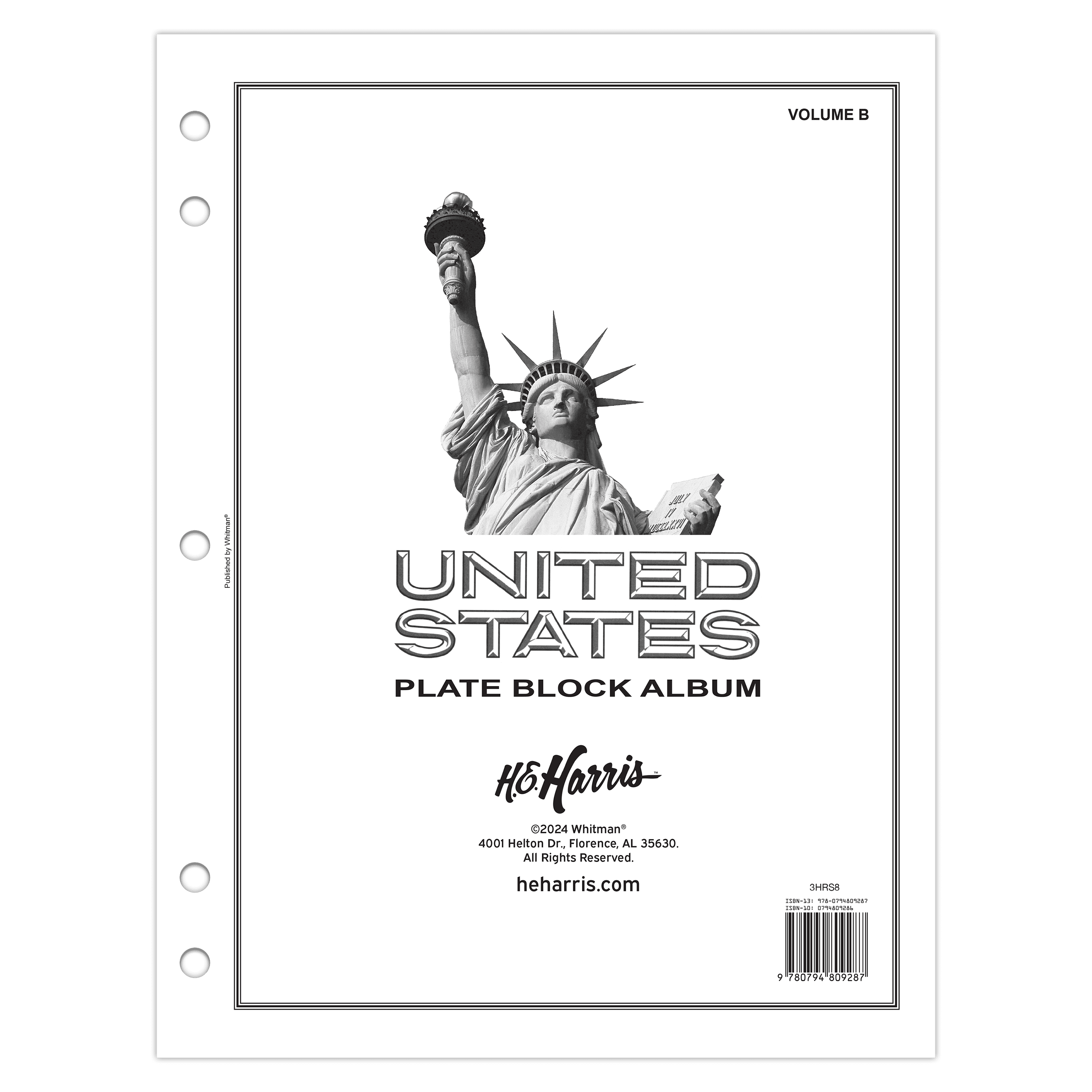 H.E. Harris® U.S. Plate Block Stamp Album Pages - Volume B (1964-1989) - Image 2
