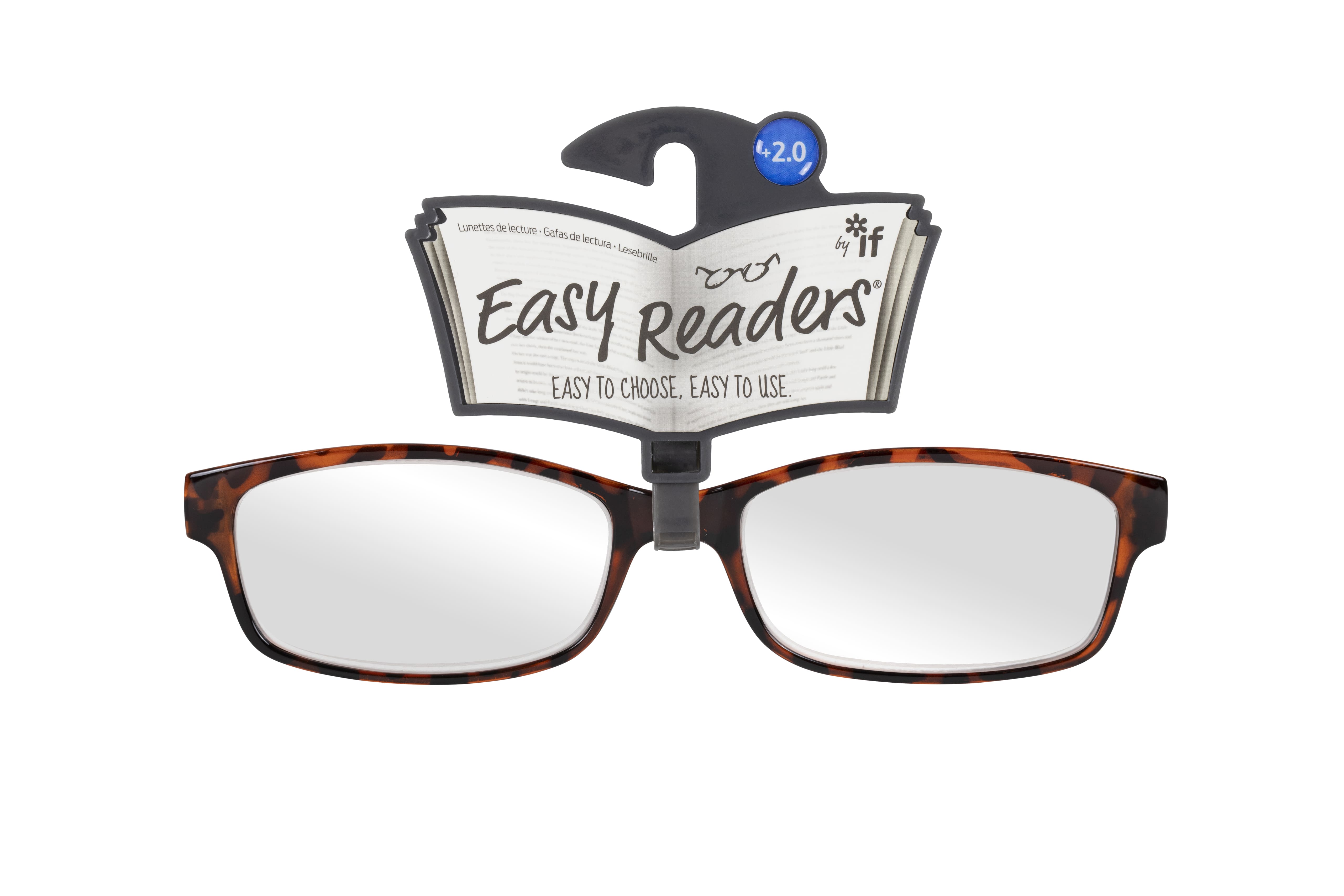 Classic Tortoiseshell +2.0 Strength Reading Glasses - Image 2
