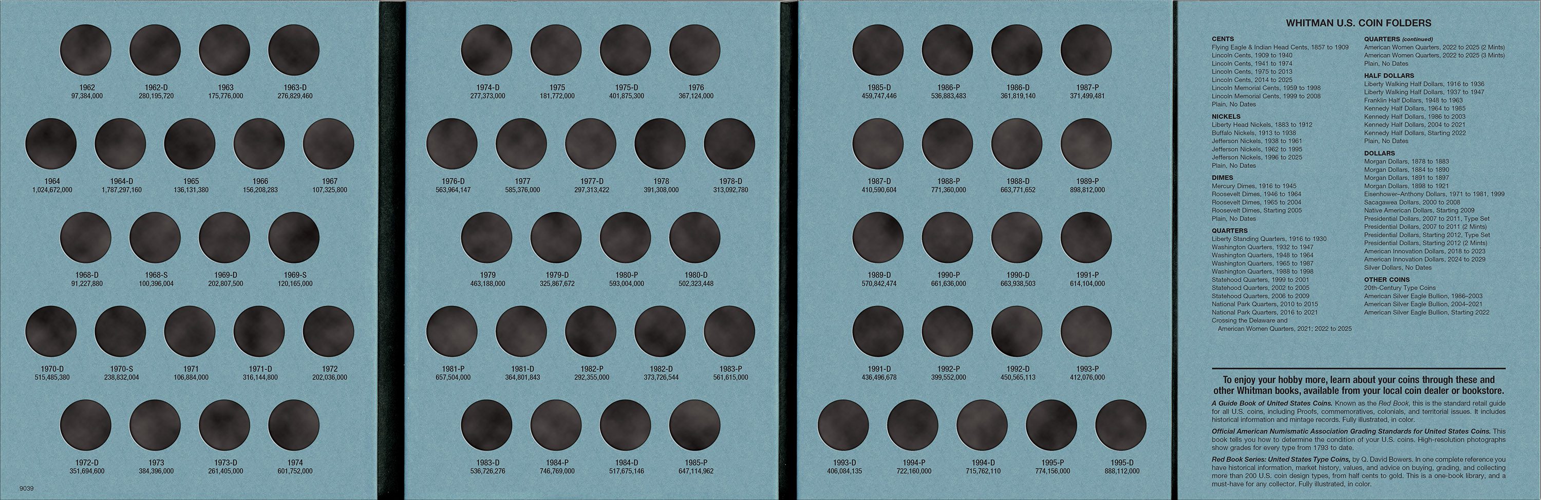 Official Whitman® Coin Folder 4-Volume Set - Jefferson Nickels Complete Collection: 1938 to Date - Image 6