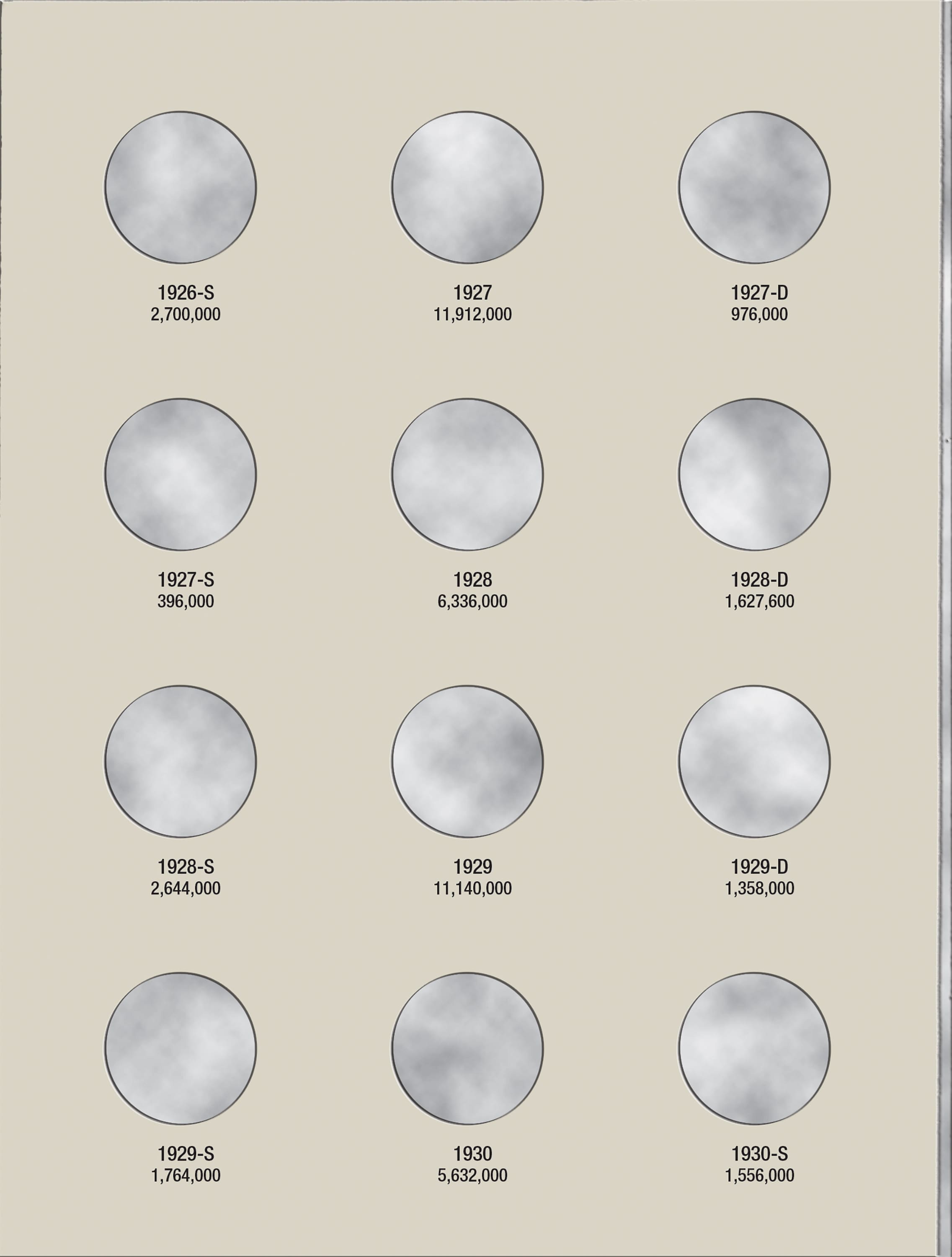H.E. Harris® Coin Folder – Standing Liberty Quarters: 1916-1930