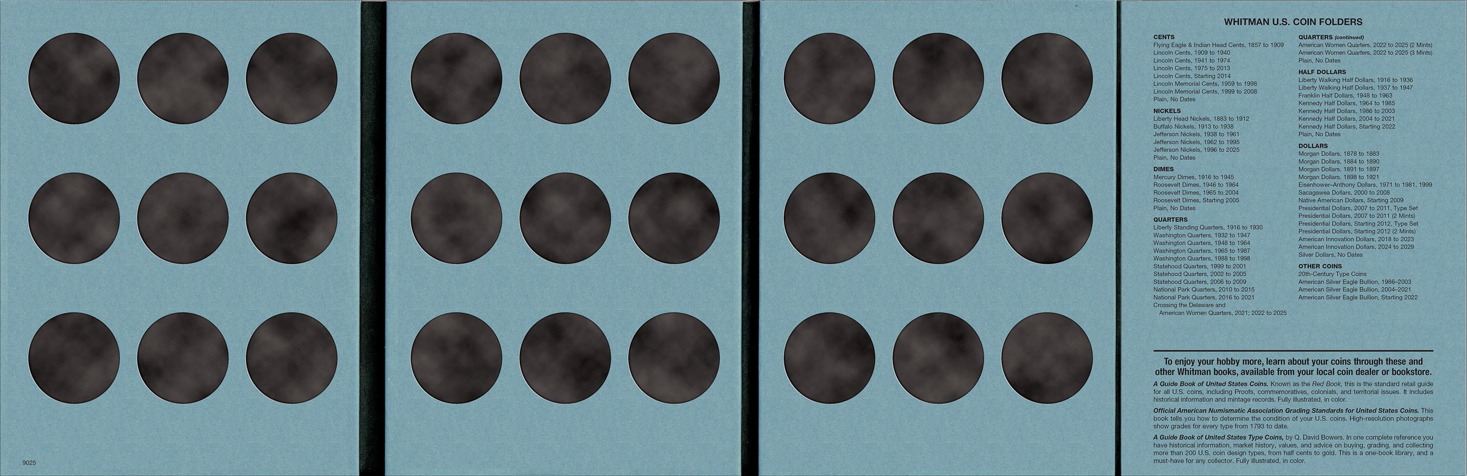 Official Whitman® Coin Folder – Morgan Silver Dollars: Plain, No Dates