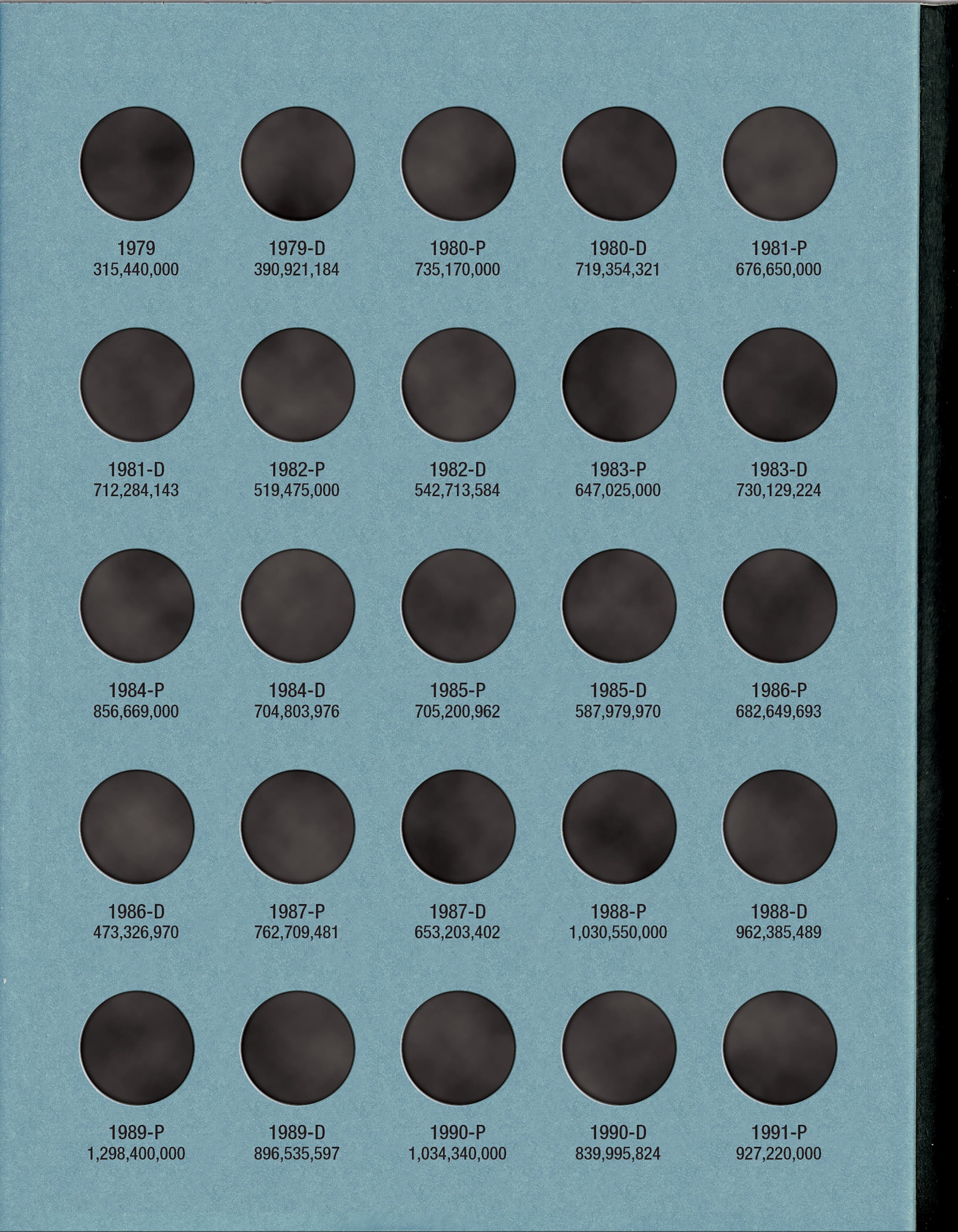 Official Whitman® Coin Folder – Roosevelt Dimes Collection #2: 1965-2004