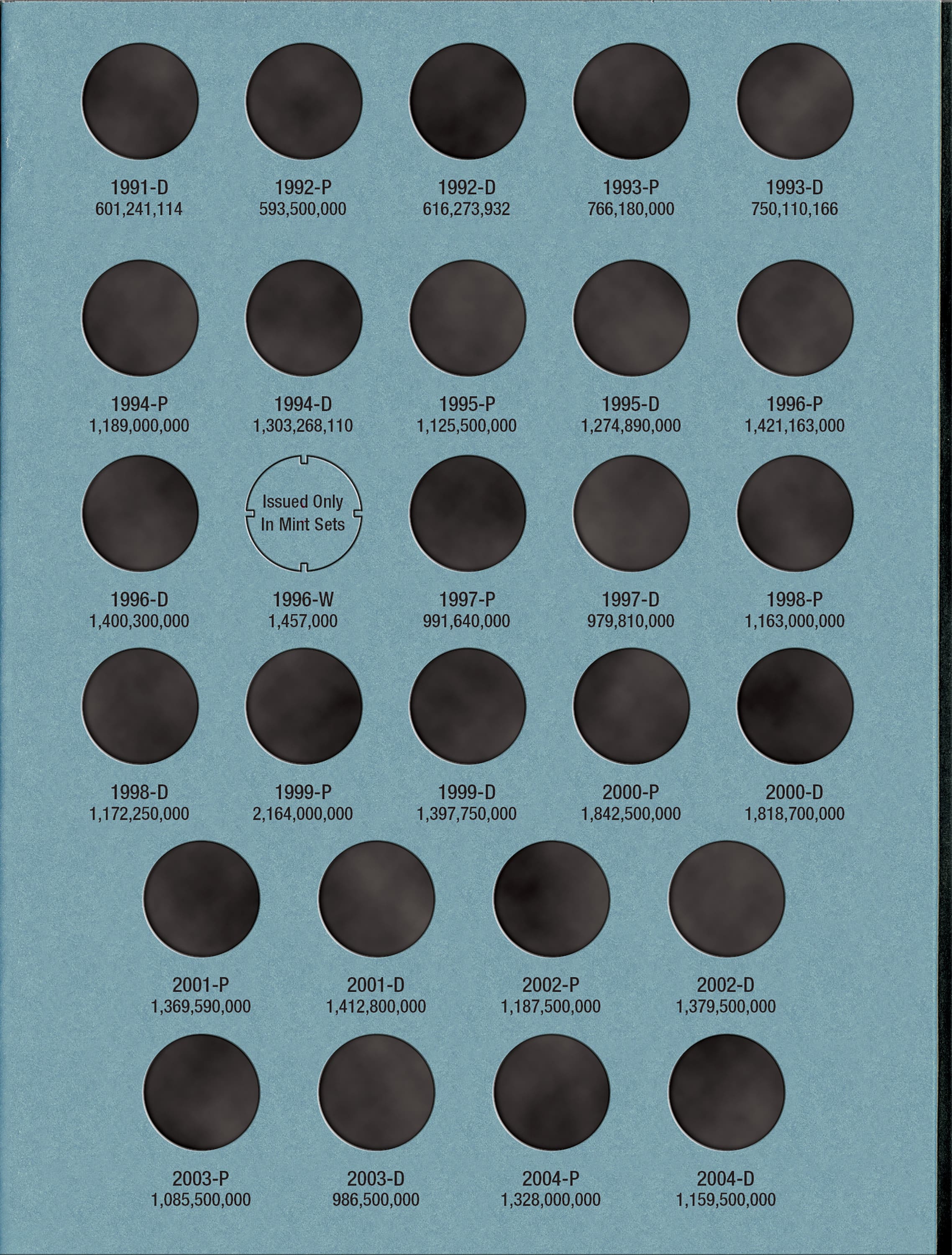 Official Whitman® Coin Folder – Roosevelt Dimes Collection #2: 1965-2004