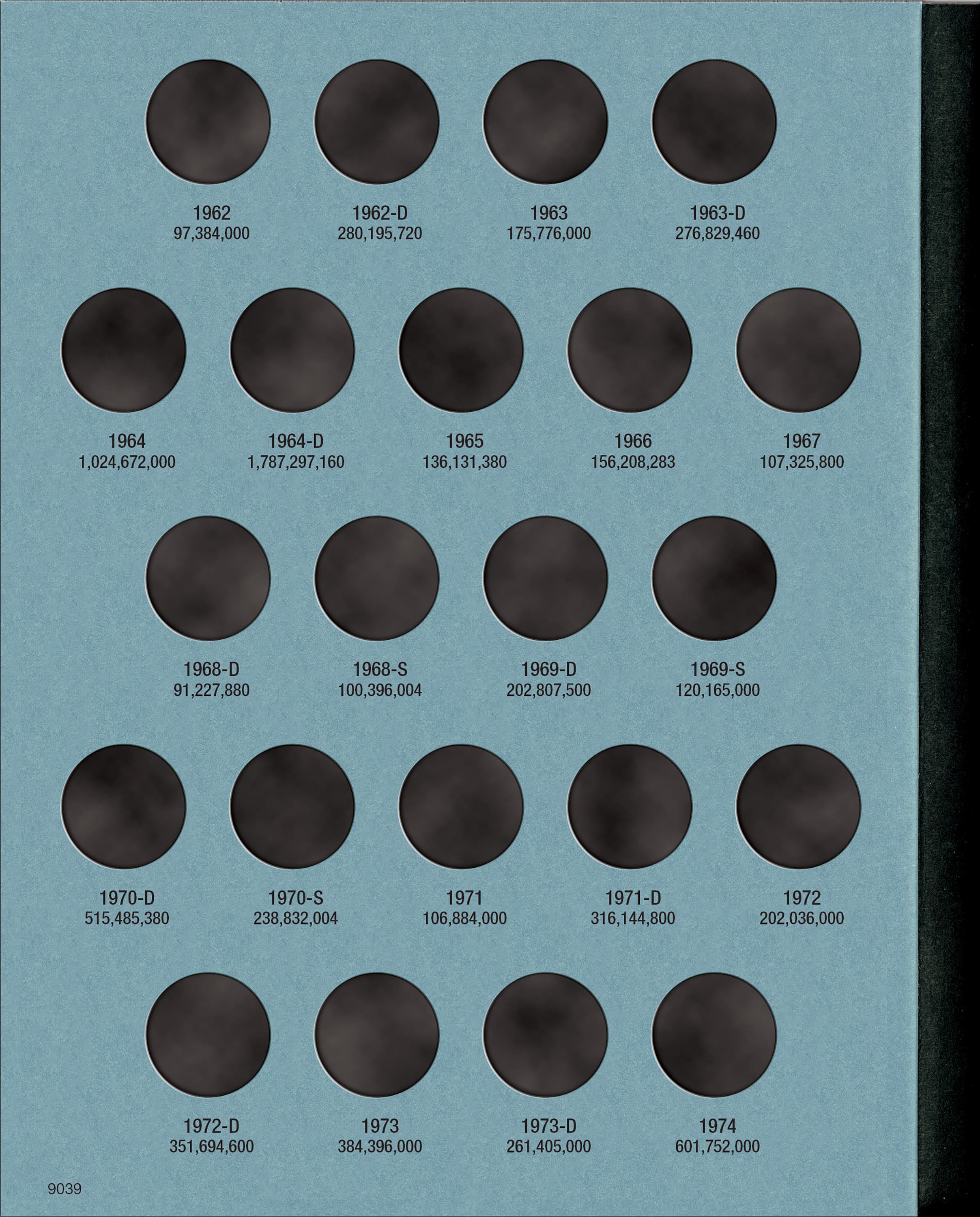 Official Whitman® Coin Folder – Jefferson Nickels Collection #2: 1962-1995