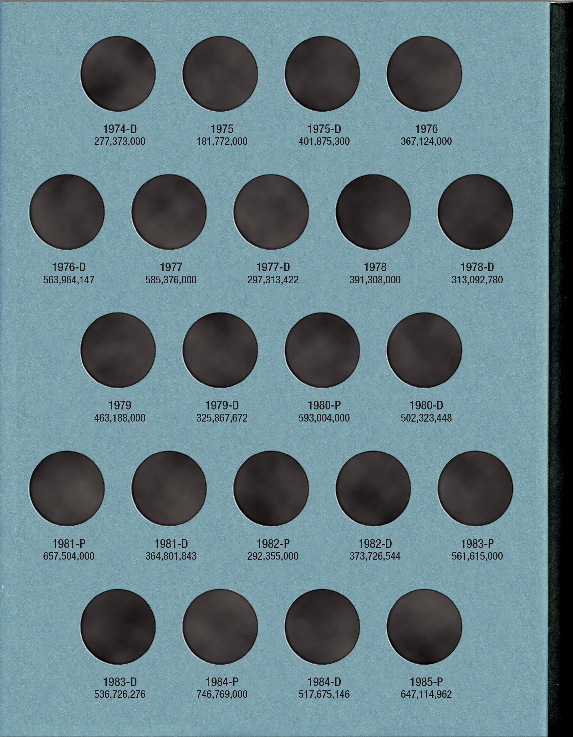 Official Whitman® Coin Folder – Jefferson Nickels Collection #2: 1962-1995