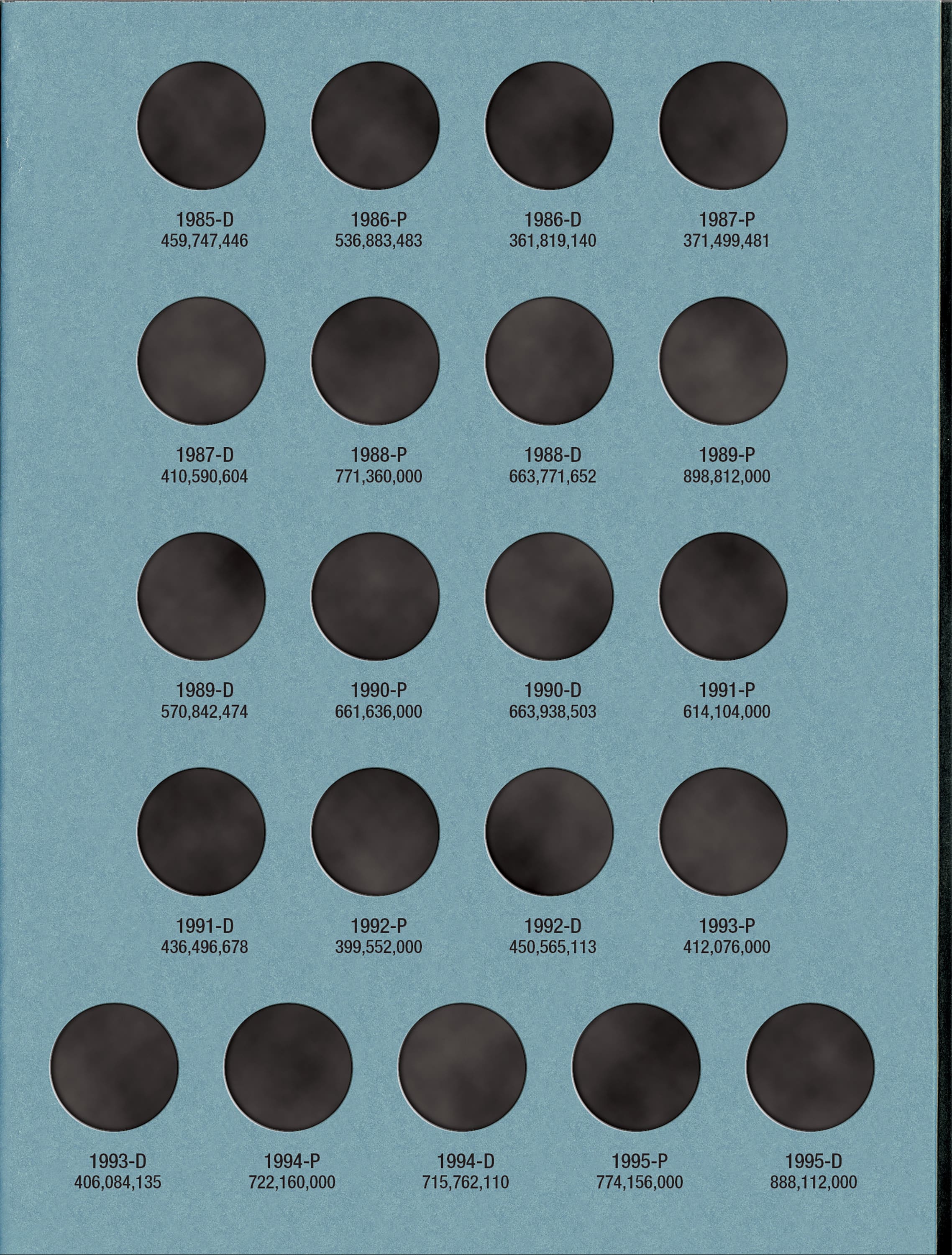 Official Whitman® Coin Folder – Jefferson Nickels Collection #2: 1962-1995