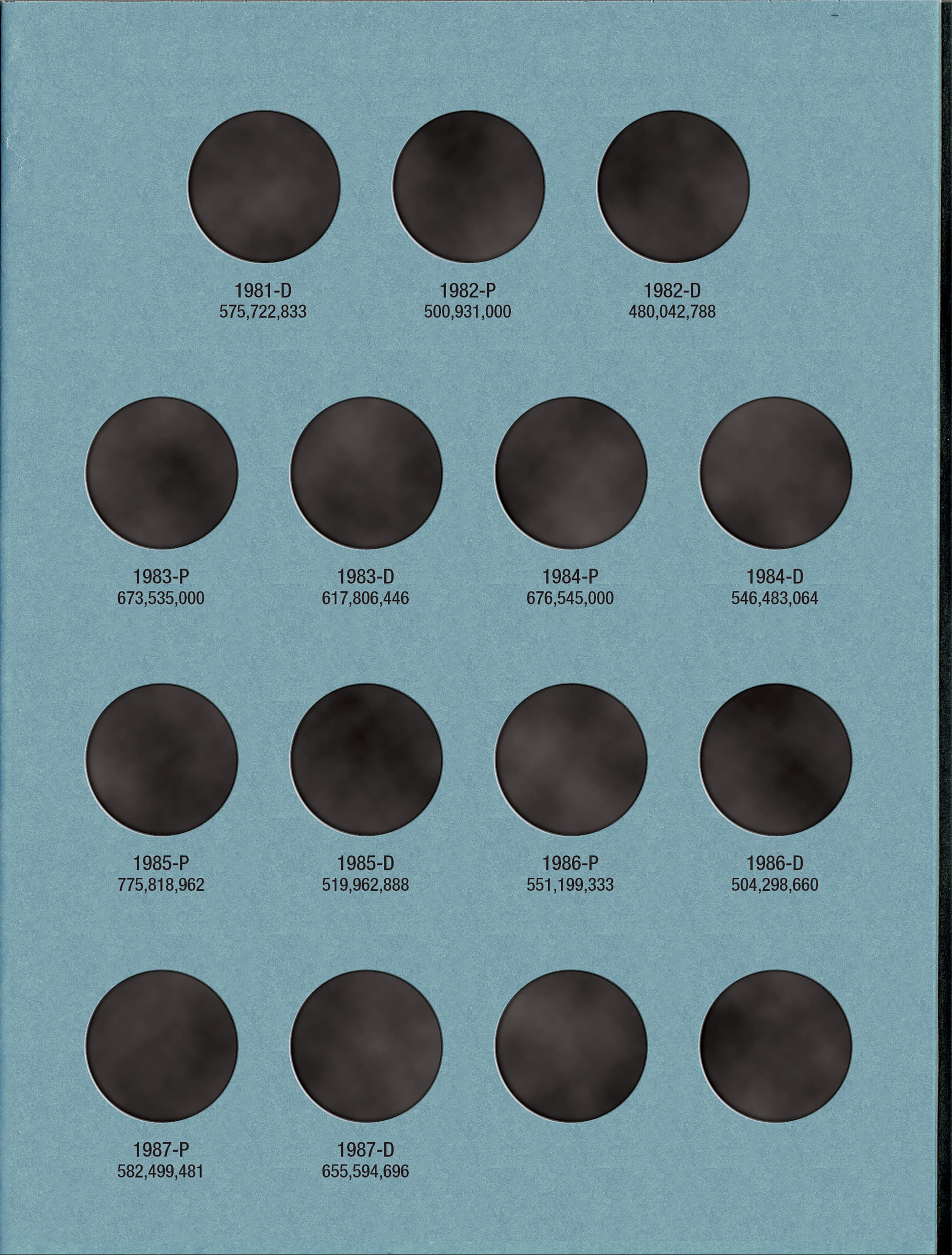 Official Whitman® Coin Folder – Washington Quarters Collection #3: 1965-1987