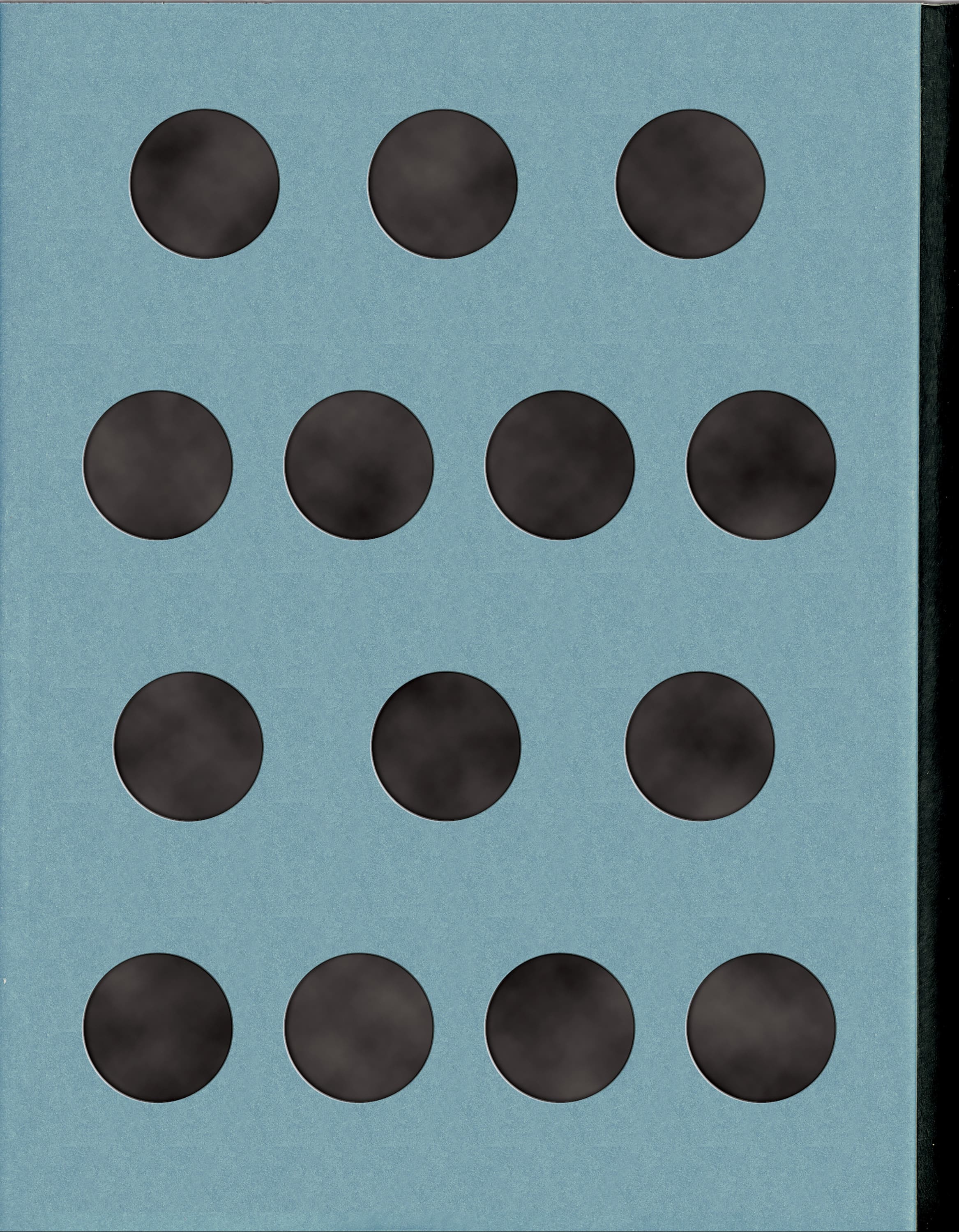 Official Whitman® Coin Folder – U.S. Quarters: Plain, No Dates – Plain