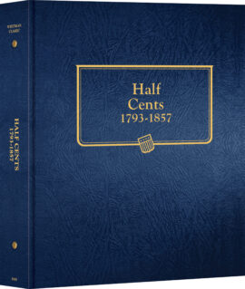 Whitman Classic® Coin Album – U.S. Half Cents: 1793-1857 (P Mint)