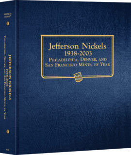 Whitman Classic® Coin Album – Jefferson Nickels Volume #1: 1938-2003 (P, D, & S Mints)