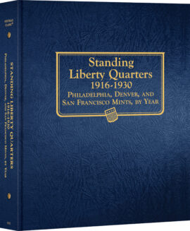 Whitman Classic® Coin Album – Standing Liberty Quarters: 1916-1930 (P, D, & S Mints)