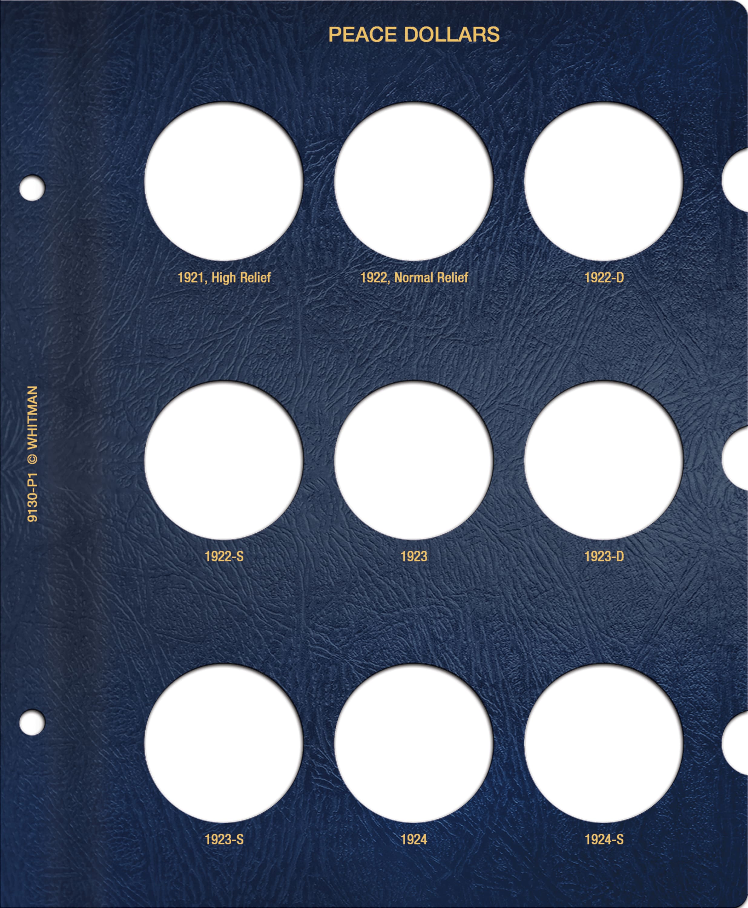 Whitman Classic® Coin Album - Peace Dollars: 1921-1935 (P, D, & S