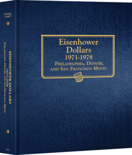 Whitman Classic® Coin Album  – Eisenhower Dollars: 1971-1978 (P, D, & S Mints)