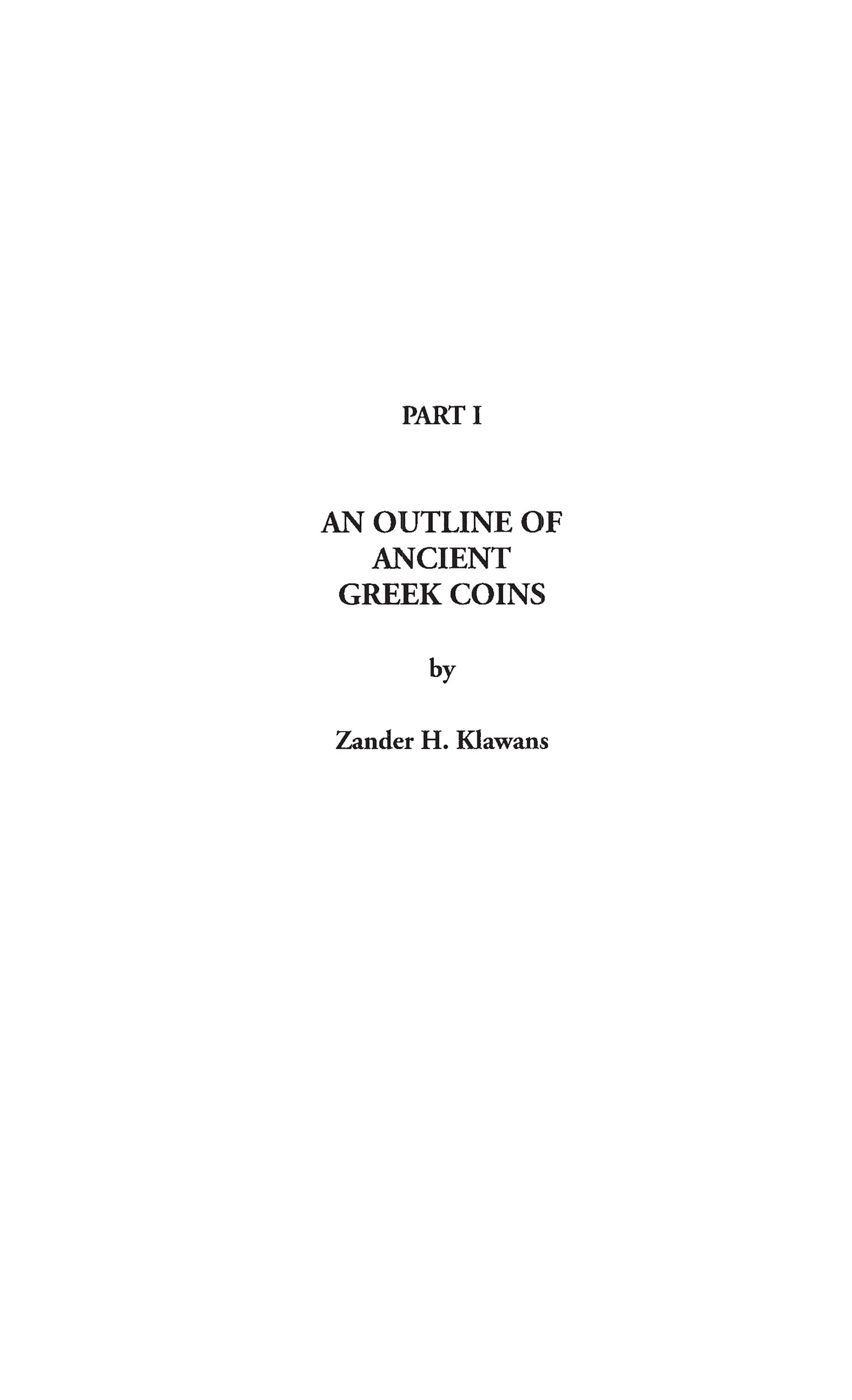 Collector Series: Handbook of Ancient Greek and Roman Coins
