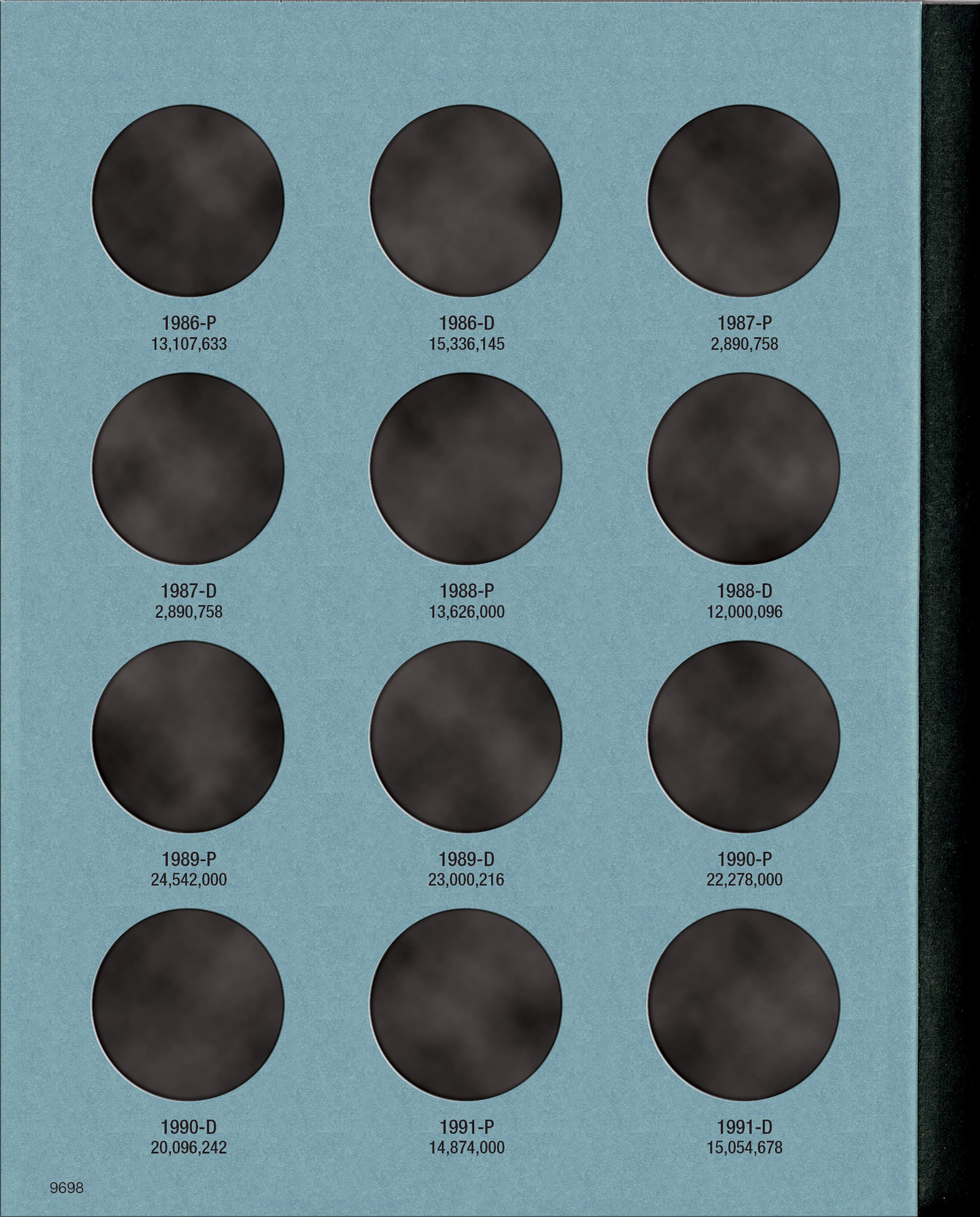 Official Whitman® Coin Folder – Kennedy Half Dollars Collection #2: 1986-2003