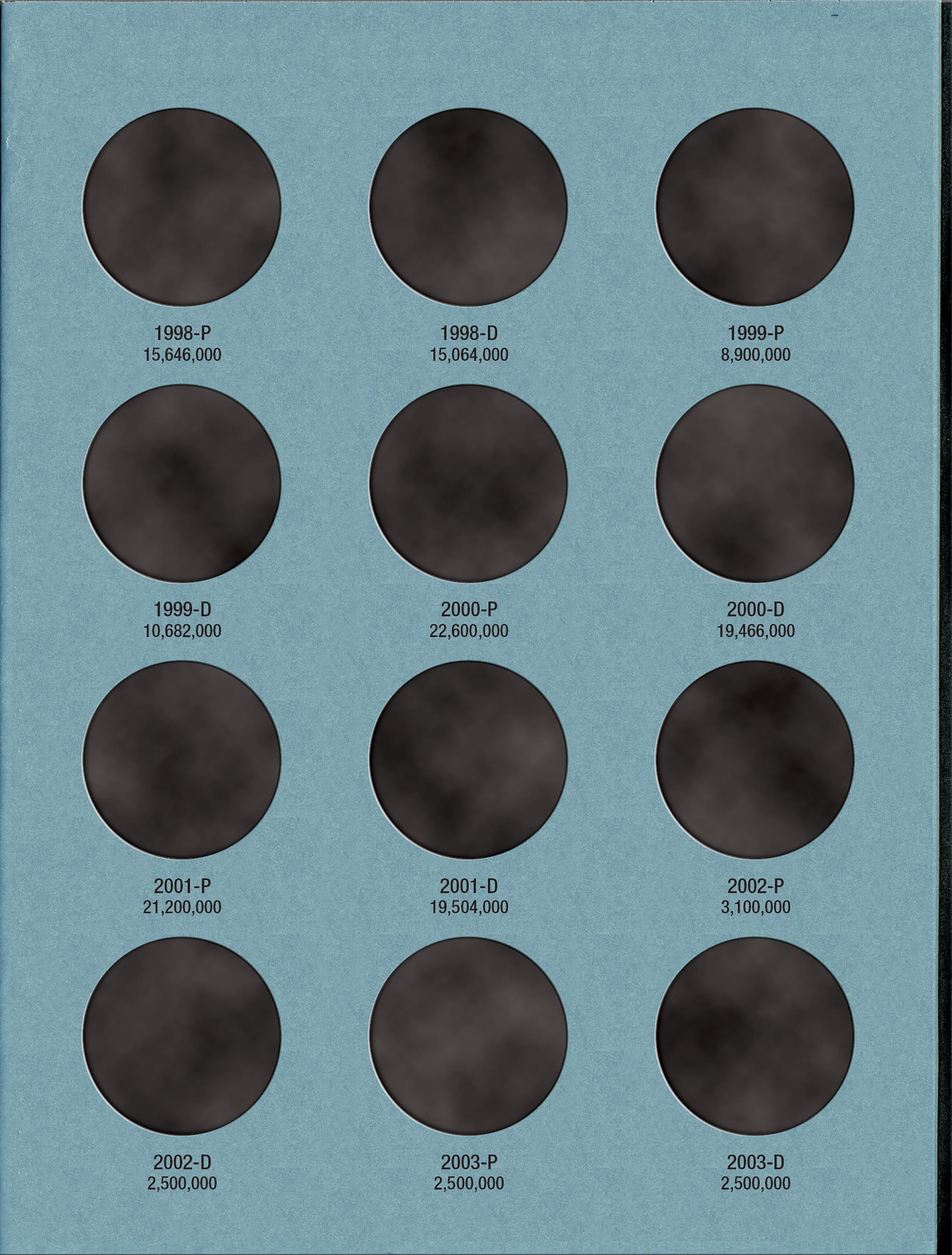 Official Whitman® Coin Folder – Kennedy Half Dollars Collection #2: 1986-2003
