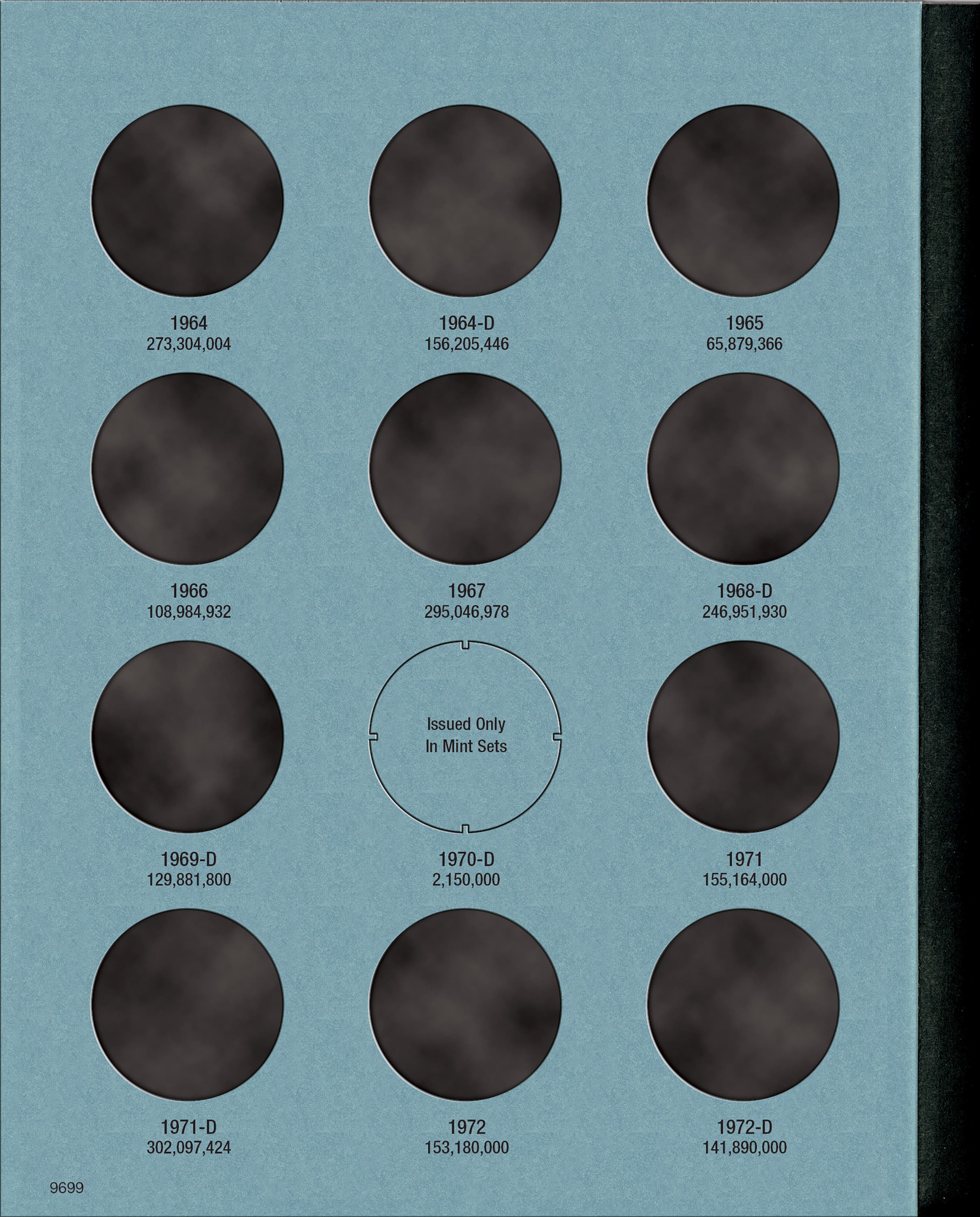 Official Whitman® Coin Folder – Kennedy Half Dollars Collection #1: 1964-1985