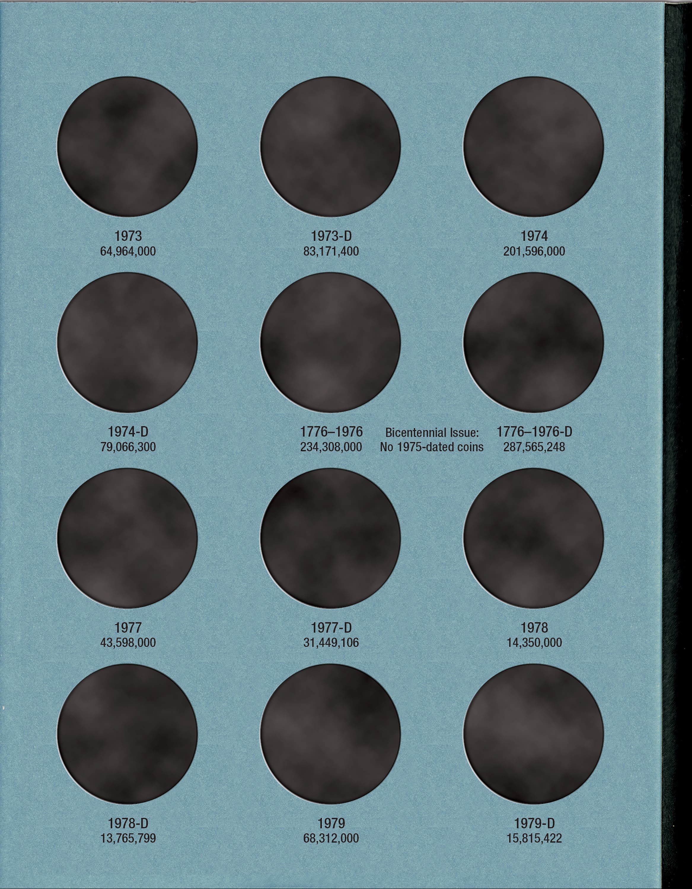 Official Whitman® Coin Folder – Kennedy Half Dollars Collection #1: 1964-1985