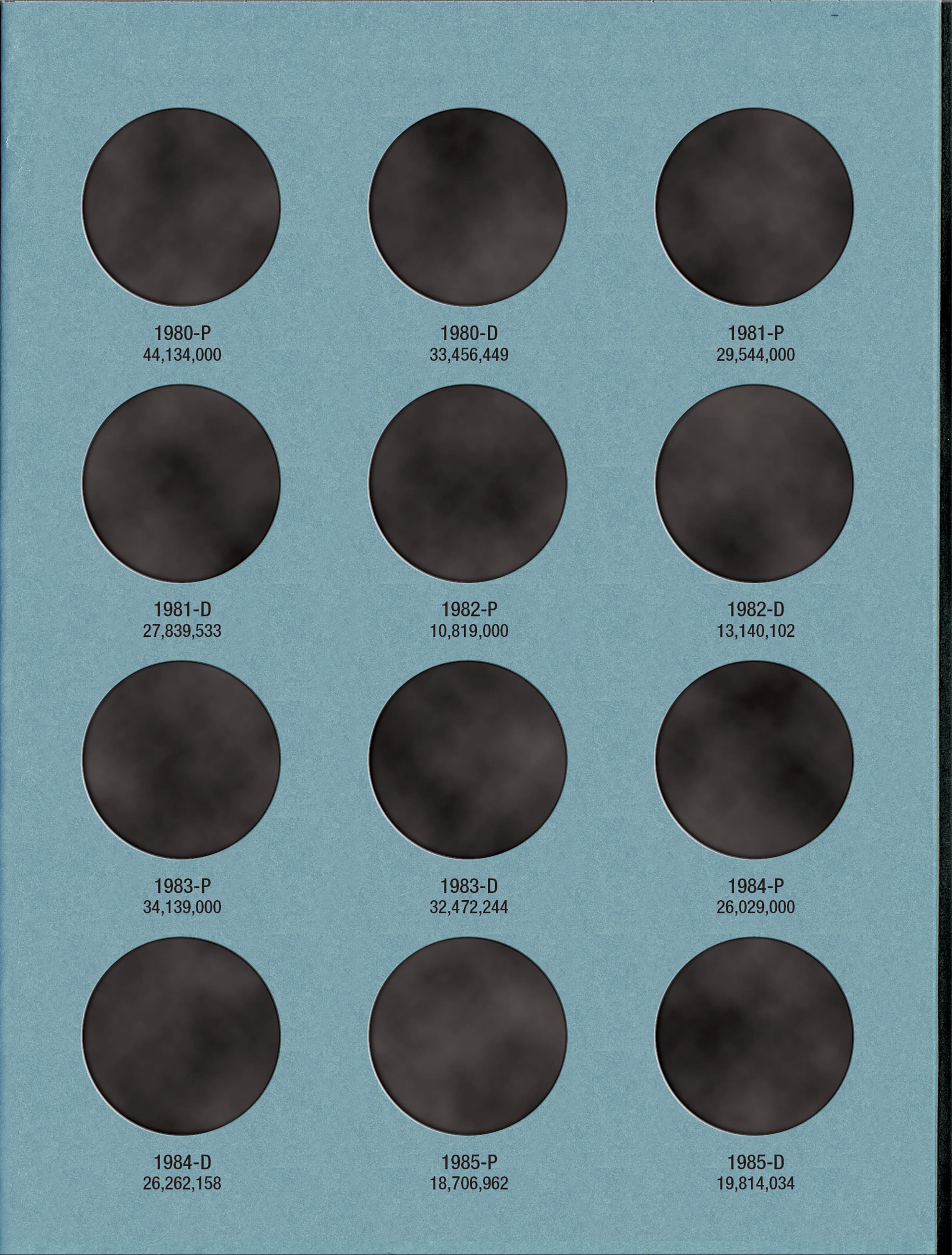 Official Whitman® Coin Folder – Kennedy Half Dollars Collection #1: 1964-1985