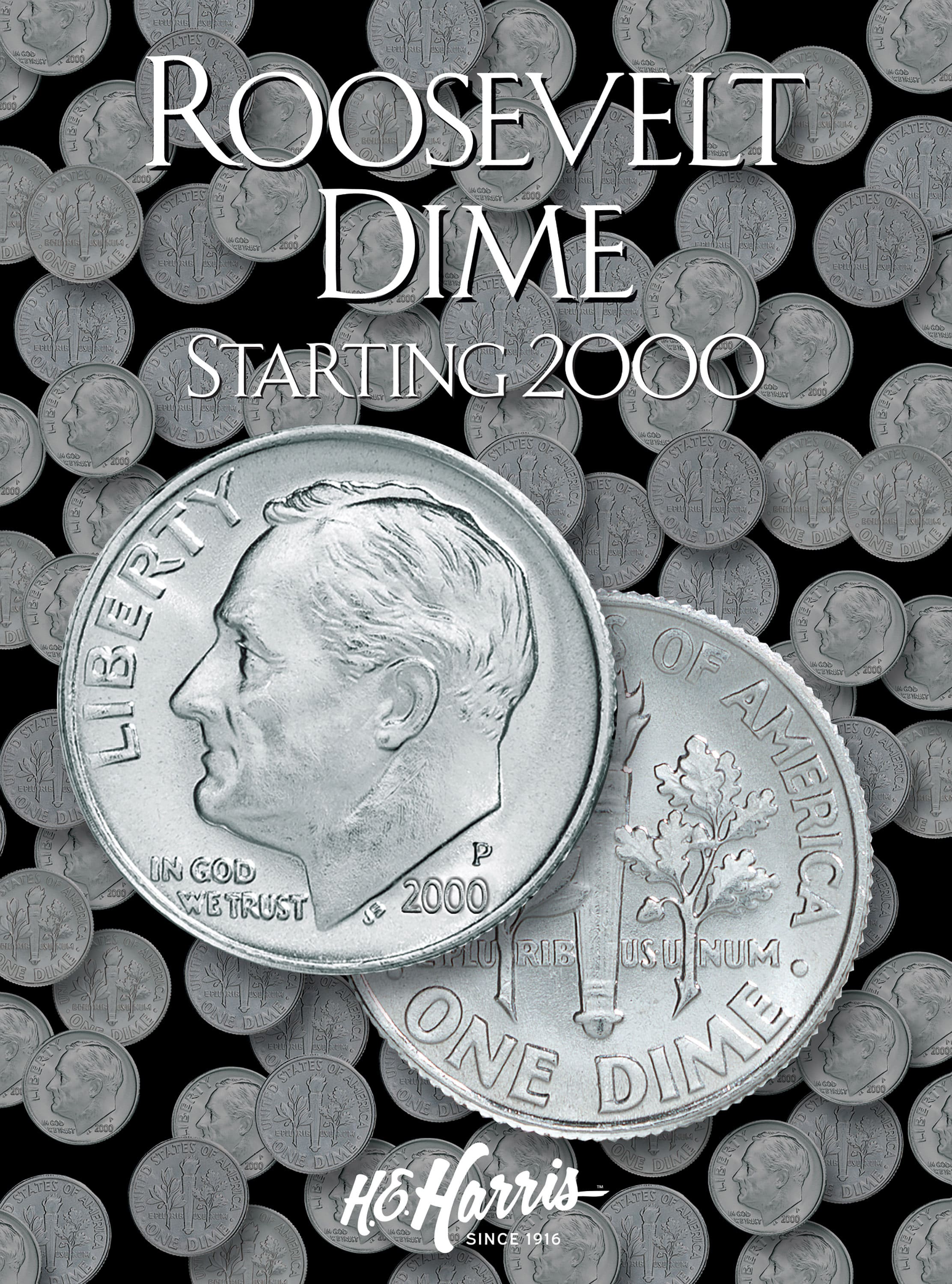 H.E. Harris® Coin Folder – Roosevelt Dimes Collection #3: Starting 2000