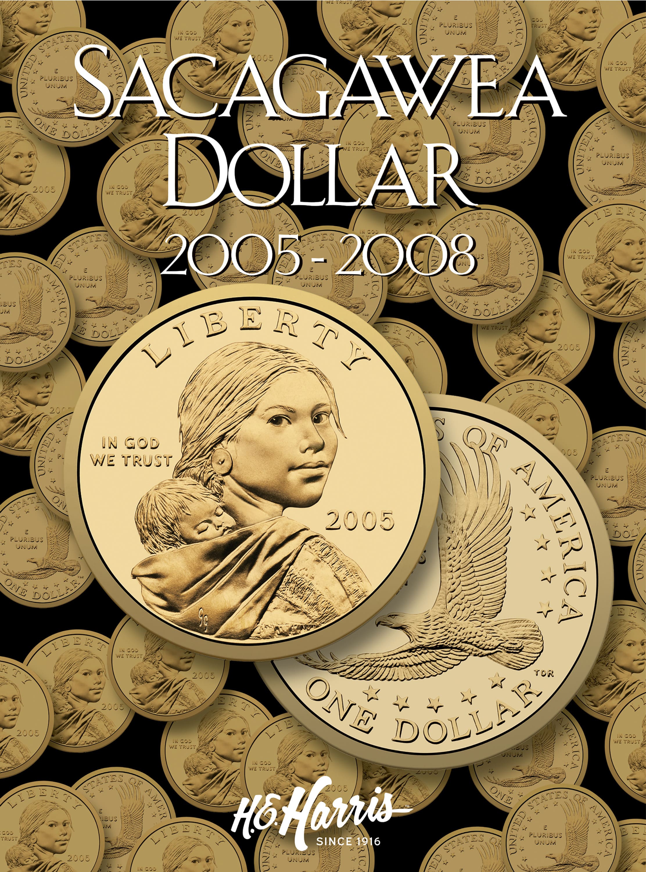 H.E. Harris® Coin Folder – Sacagawea Dollars Collection #2: 2005-2008