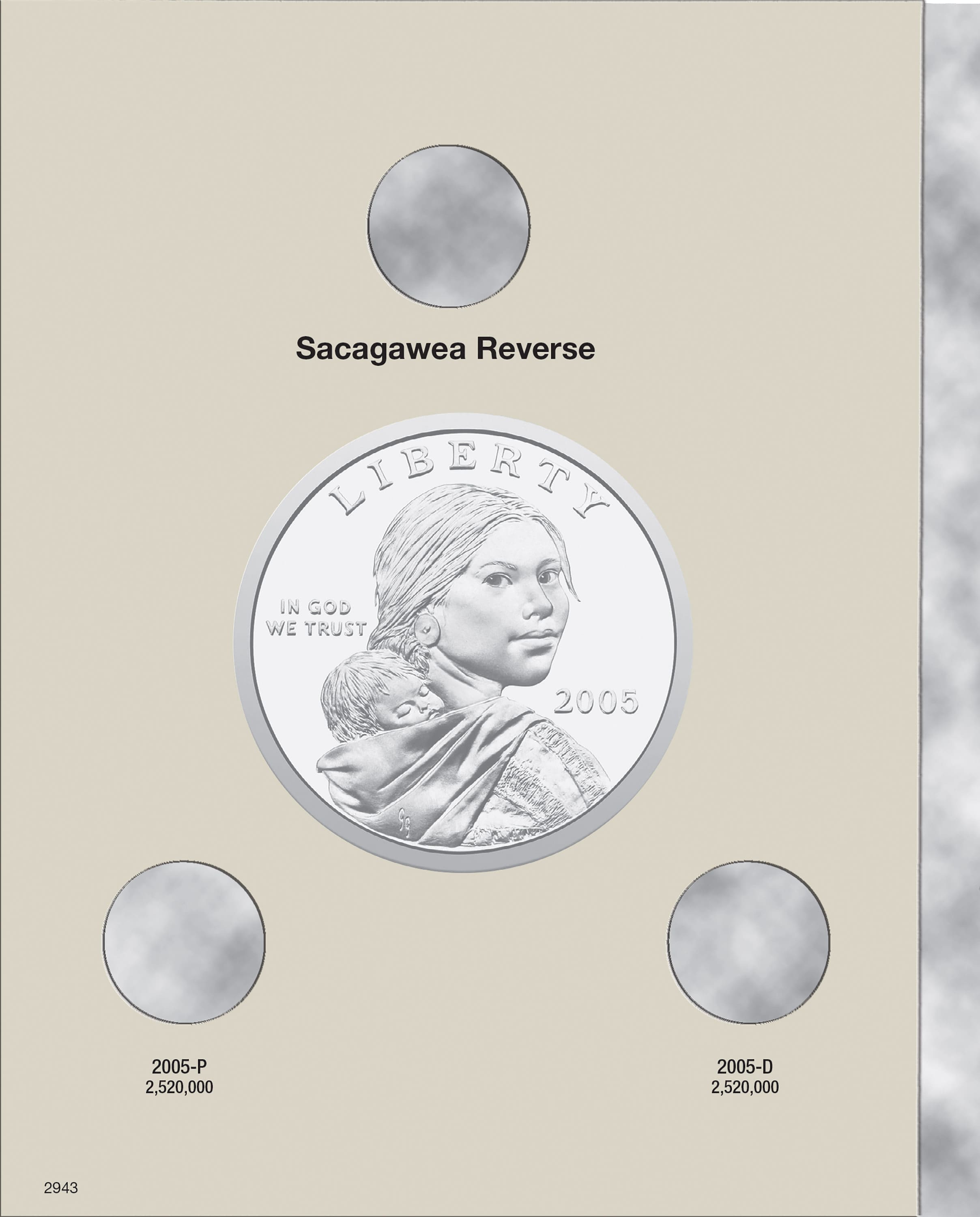 H.E. Harris® Coin Folder – Sacagawea Dollars Collection #2: 2005-2008