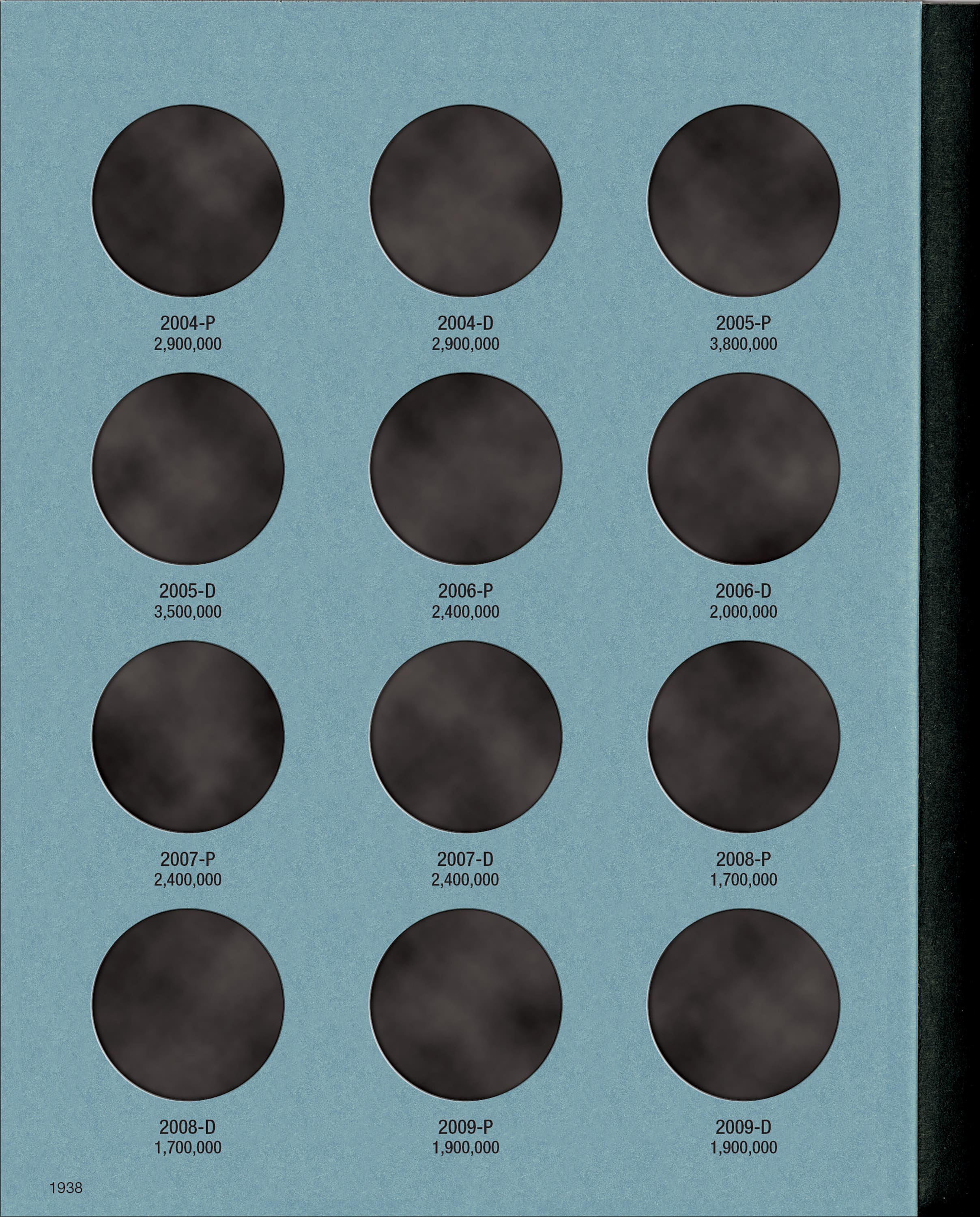 Official Whitman® Coin Folder – Kennedy Half Dollars Collection #3: 2004-2021
