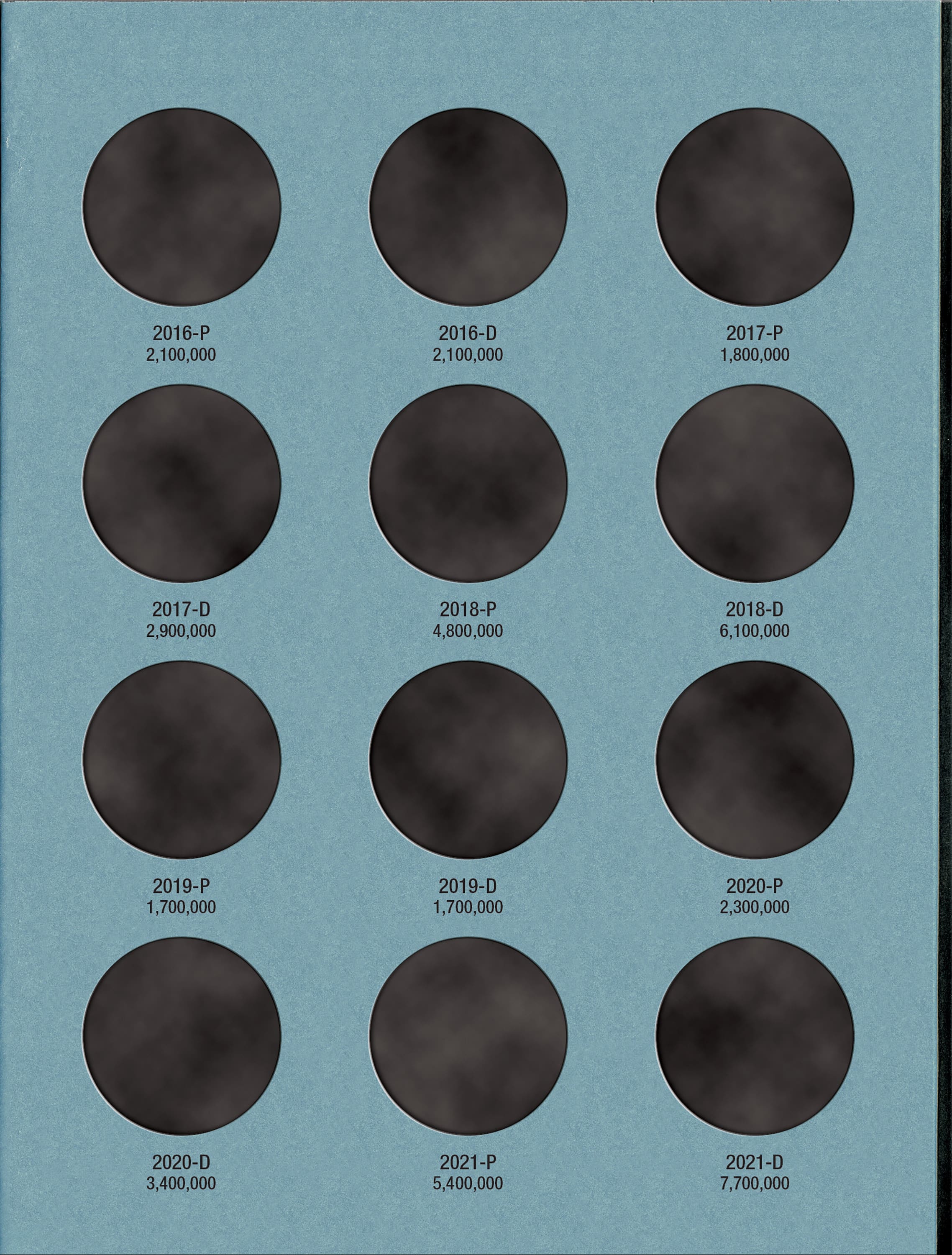Official Whitman® Coin Folder – Kennedy Half Dollars Collection #3: 2004-2021