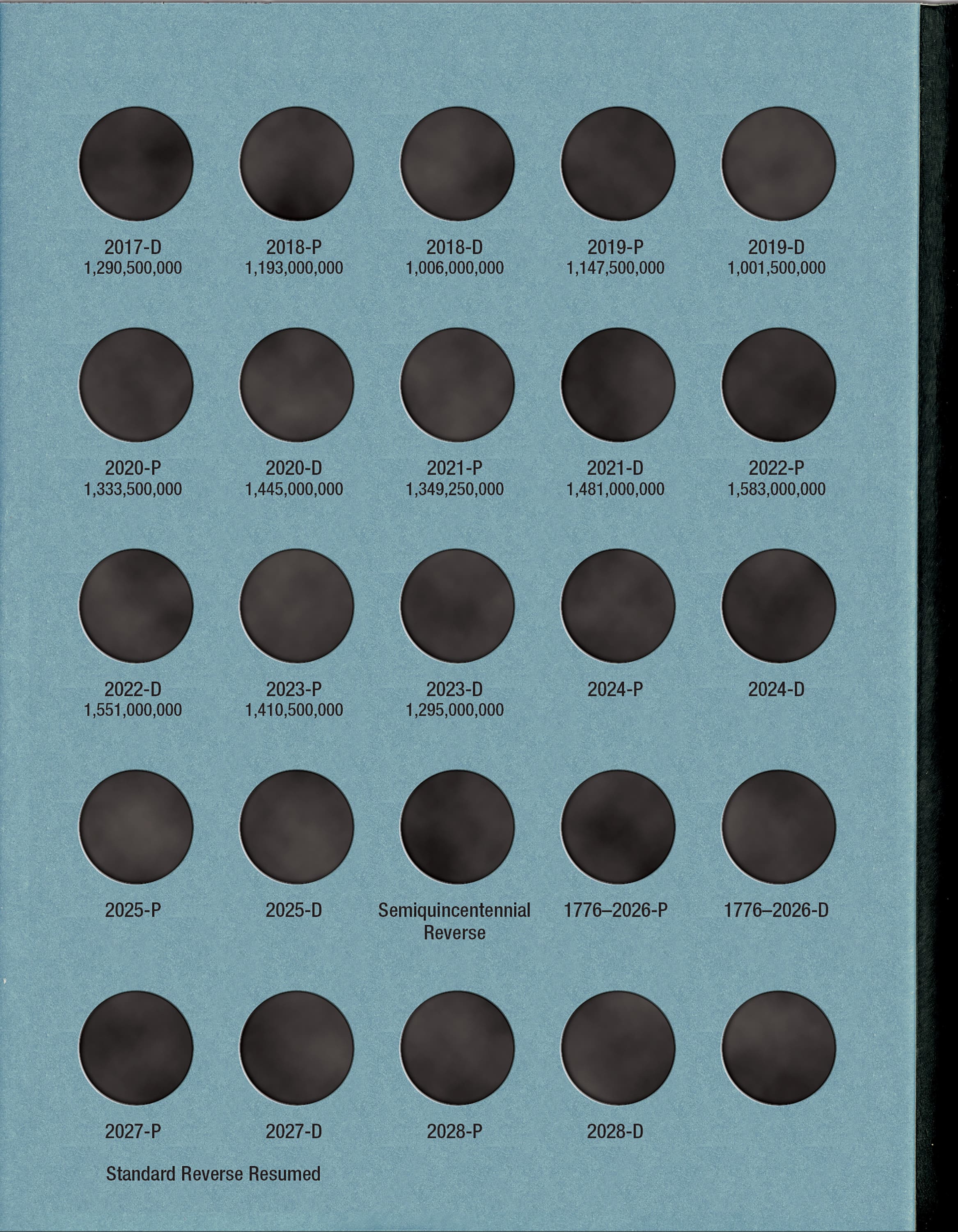 Official Whitman® Coin Folder – Roosevelt Dimes Collection #3: 2005-2025