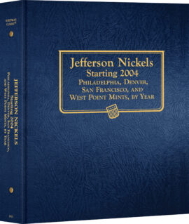 Whitman Classic® Coin Album – Jefferson Nickels Volume #2: Starting 2004 (P, D, S, & W Mints)