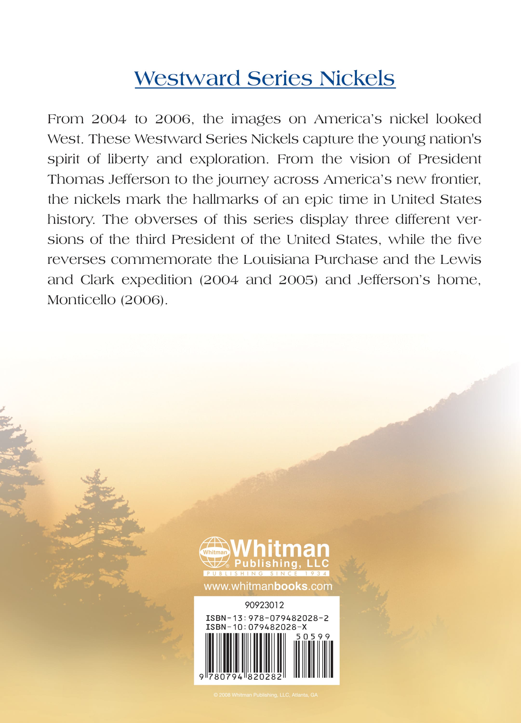 H.E. Harris® Collector’s Edition Coin Folder – Westward Journey Series Nickels: 2004-2006