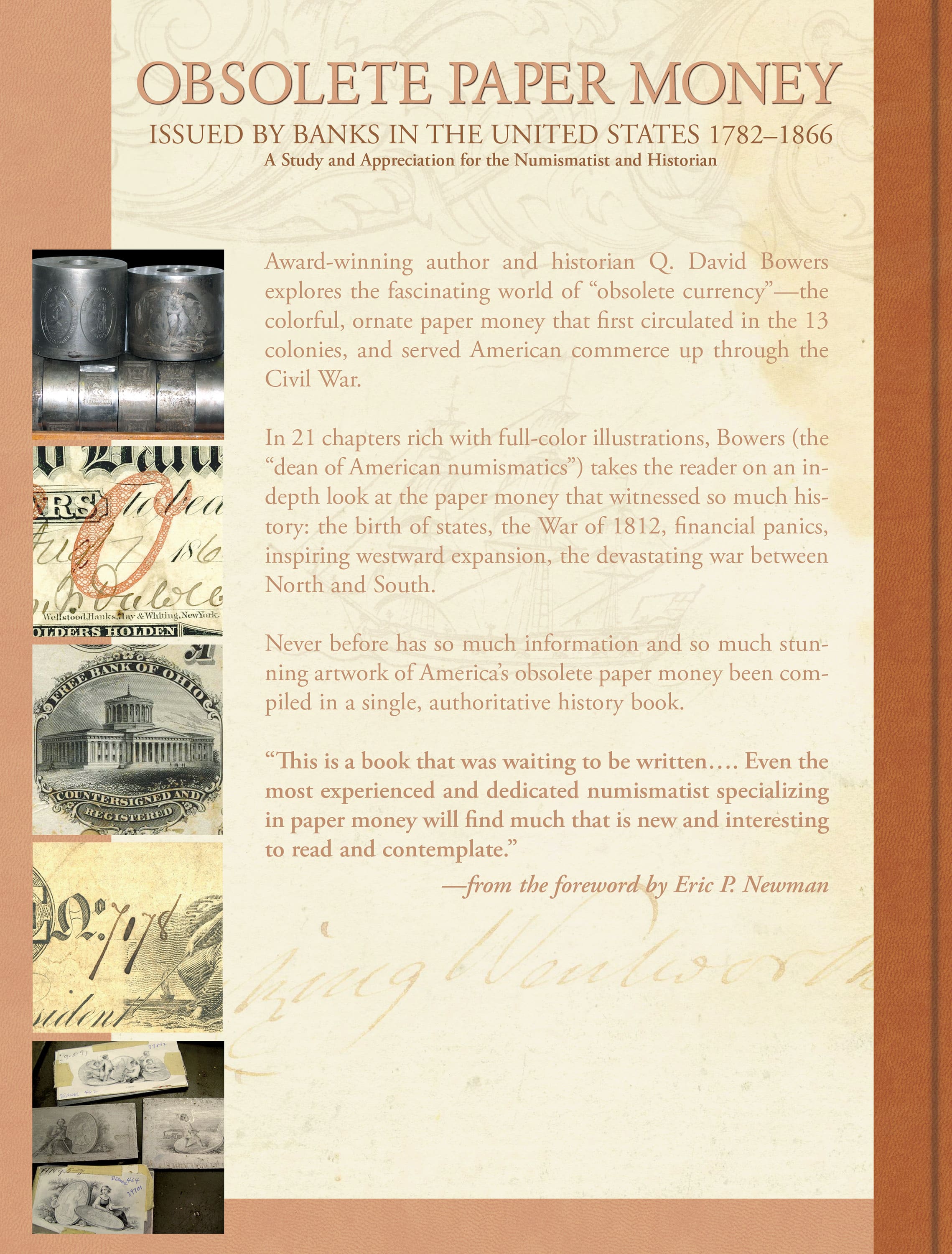 Obsolete Paper Money Issued by Banks in the United States, 1782-1866 – A Study and Appreciation for the Numismatist and Historian