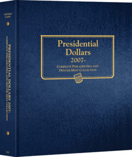 Whitman Classic® Coin Album  – Presidential Dollars: Starting 2007 (P & D Mints)