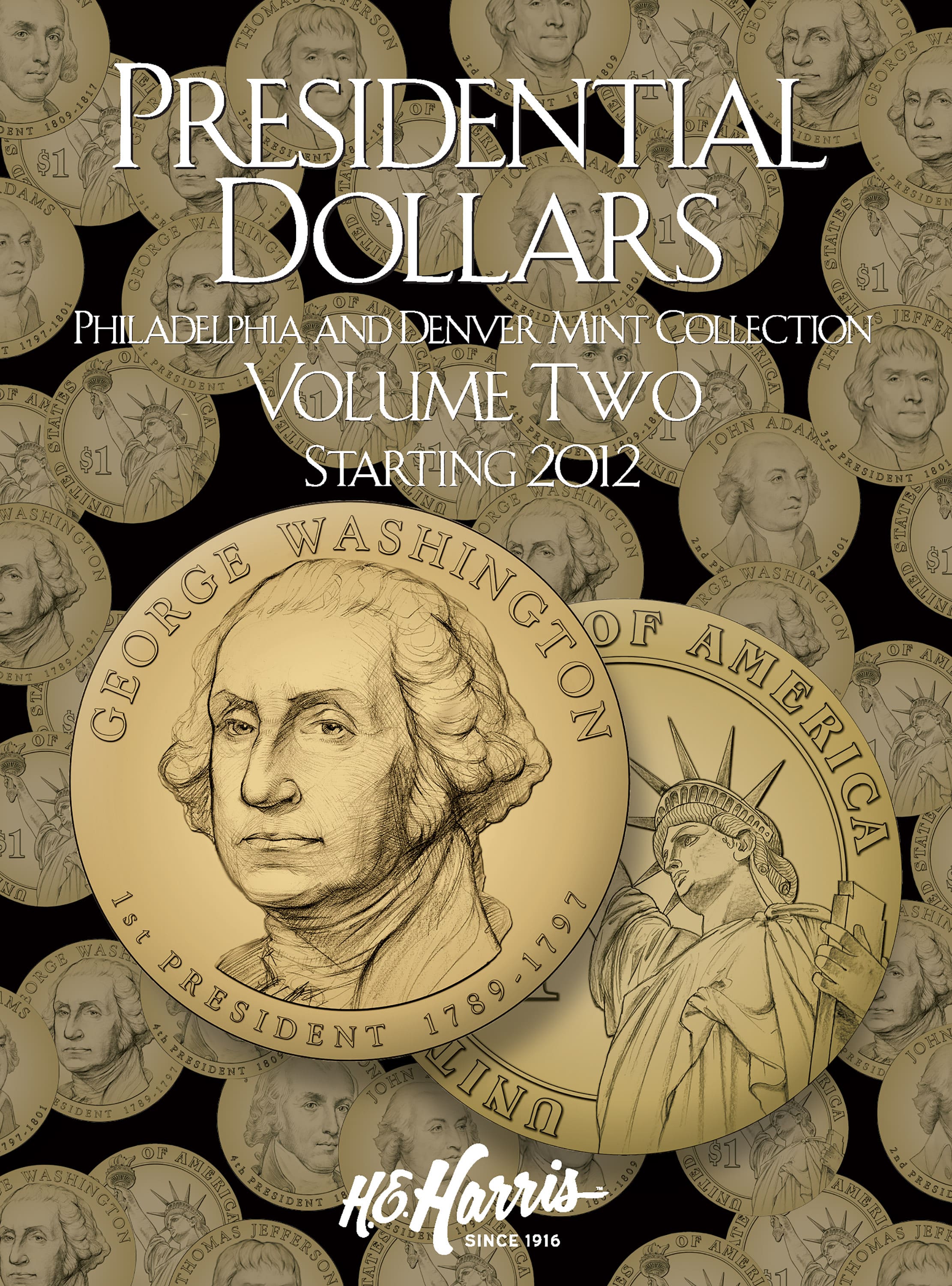 H.E. Harris® Coin Folder – Presidential Dollars Collection #2: Starting 2012