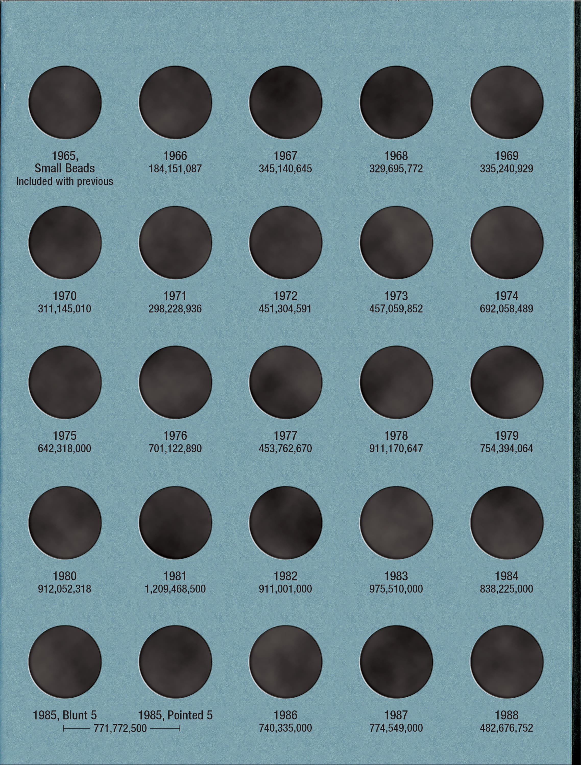 Official Whitman® Coin Folder – Canada Small Cents (Pennies) Collection #1: 1920-1988