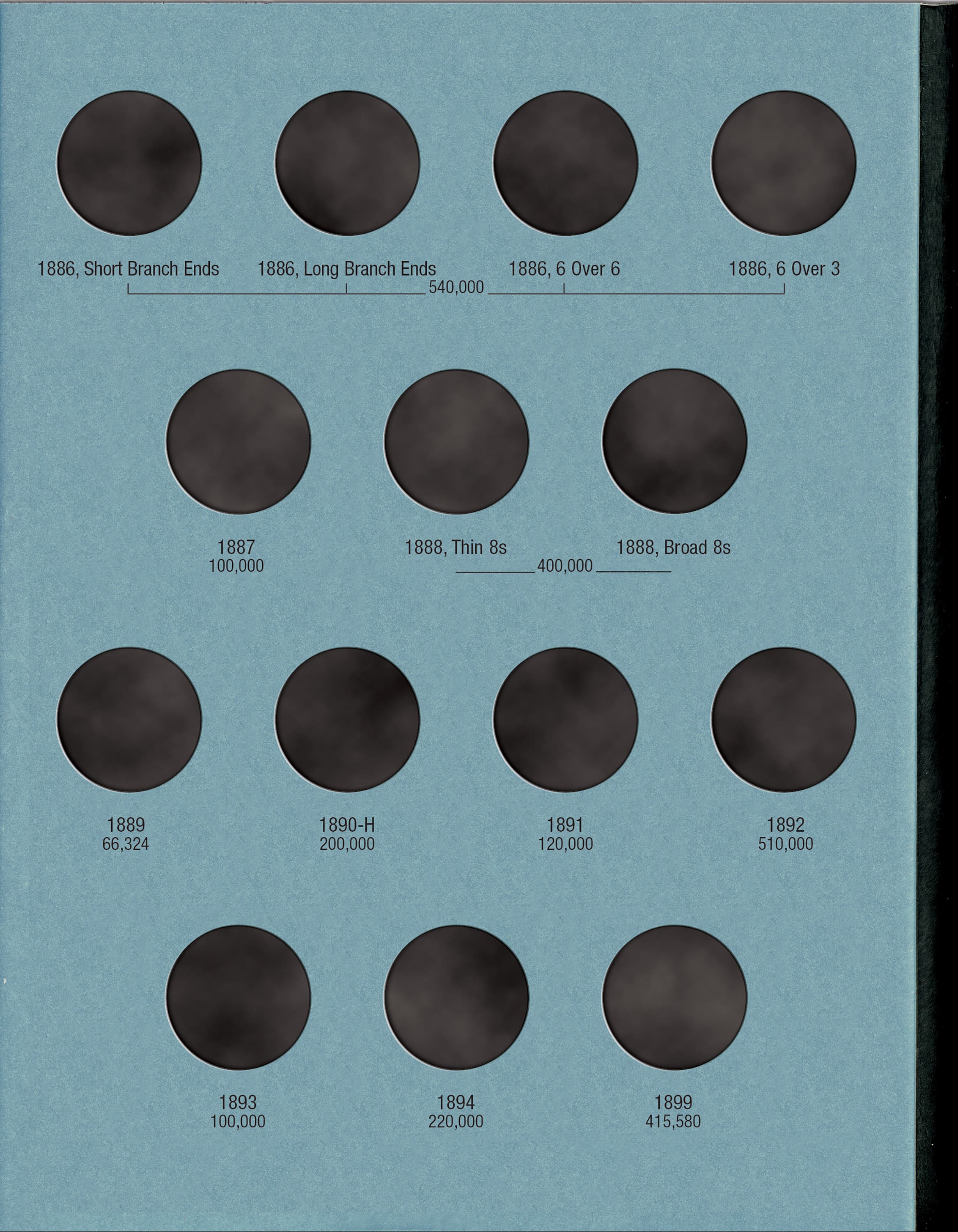 Official Whitman® Coin Folder – Canada Quarters (25 Cents) Collection #1: 1870-1910
