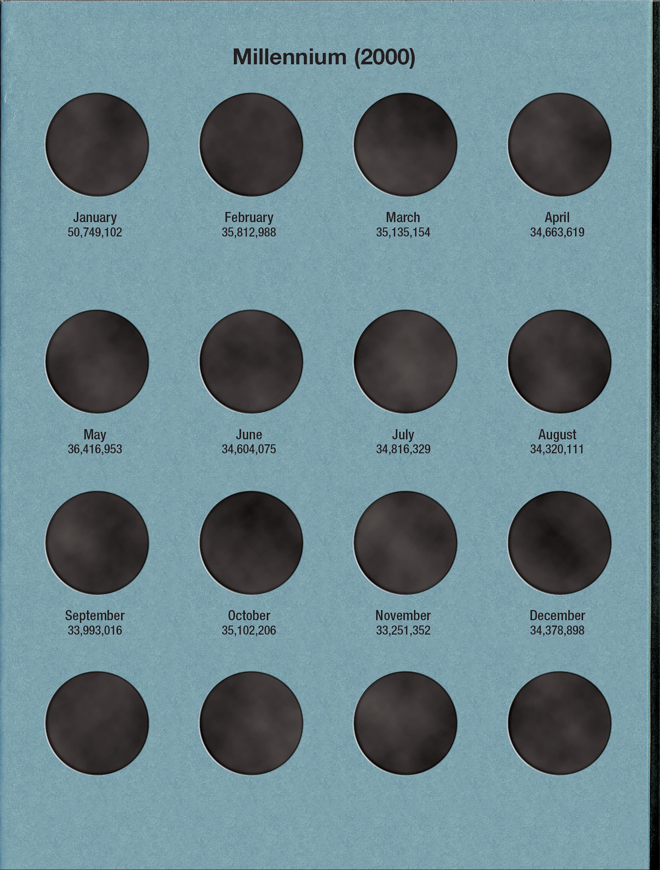 Official Whitman® Coin Folder – Canada Quarters (25 Cents) Collection #4 : 1990-2000