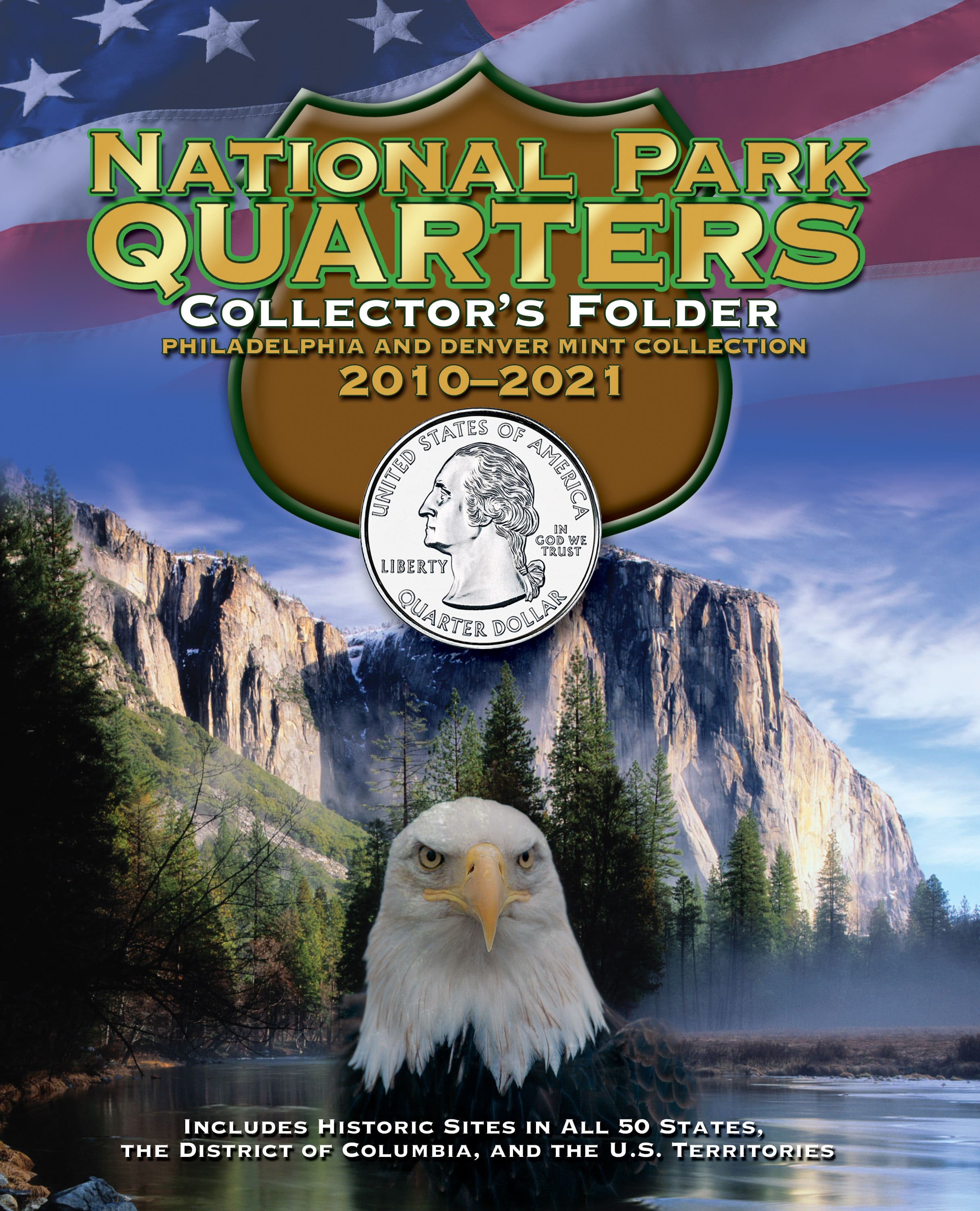 Official Whitman® Collector’s Edition Coin Folder – National Park Quarters: 2010-2021