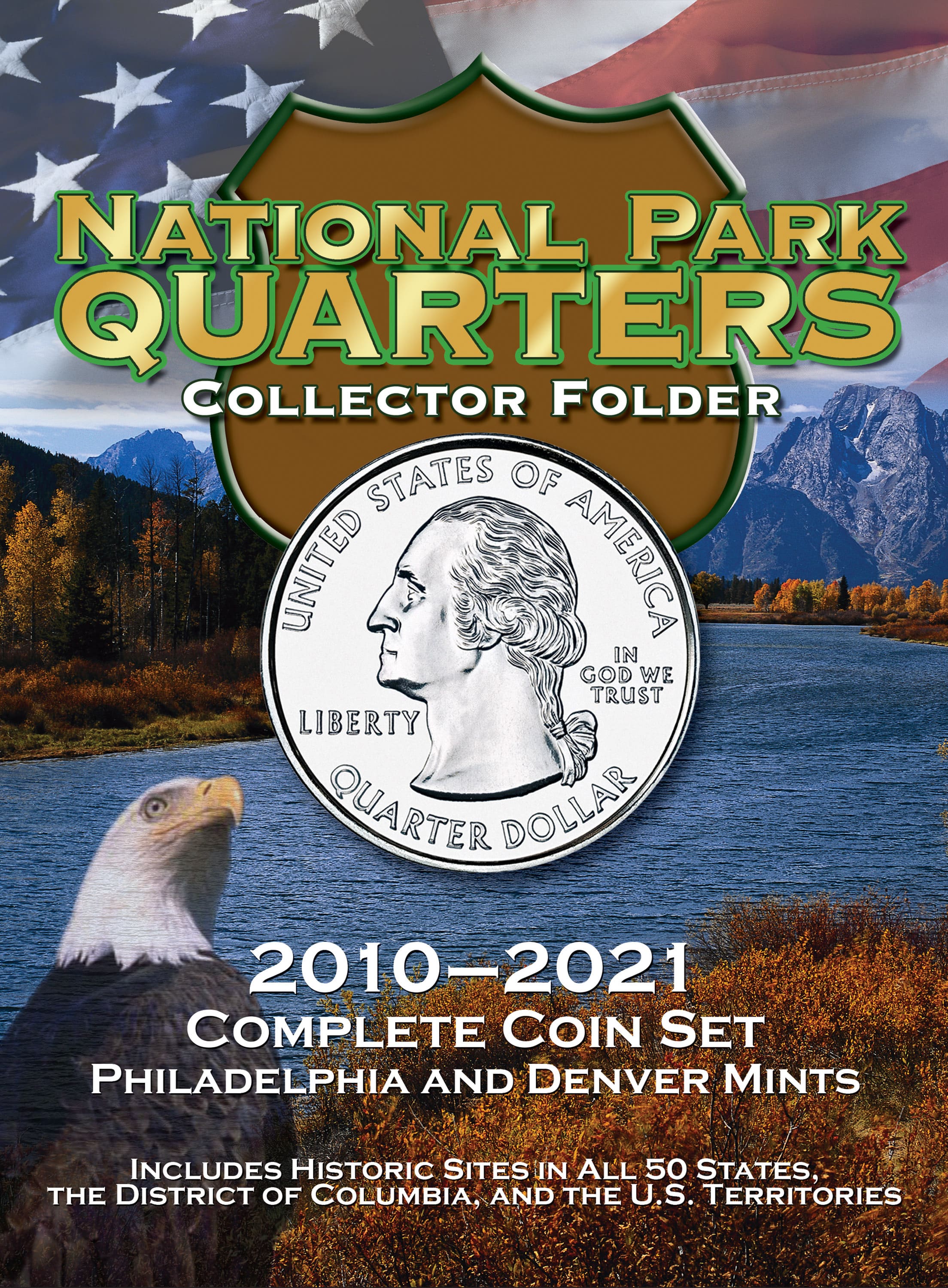 H.E. Harris® Collector’s Edition Coin Folder – National Park Quarters: 2010-2021