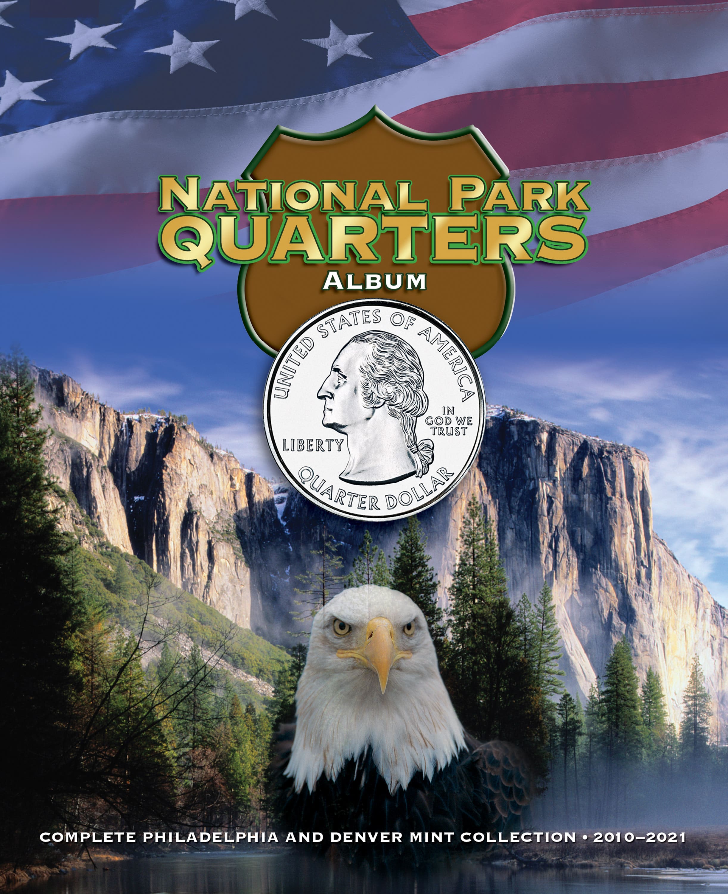 Whitman Classic® Collector’s Edition Coin Album – National Park Quarters: 2010-2021 (P & D Mints)