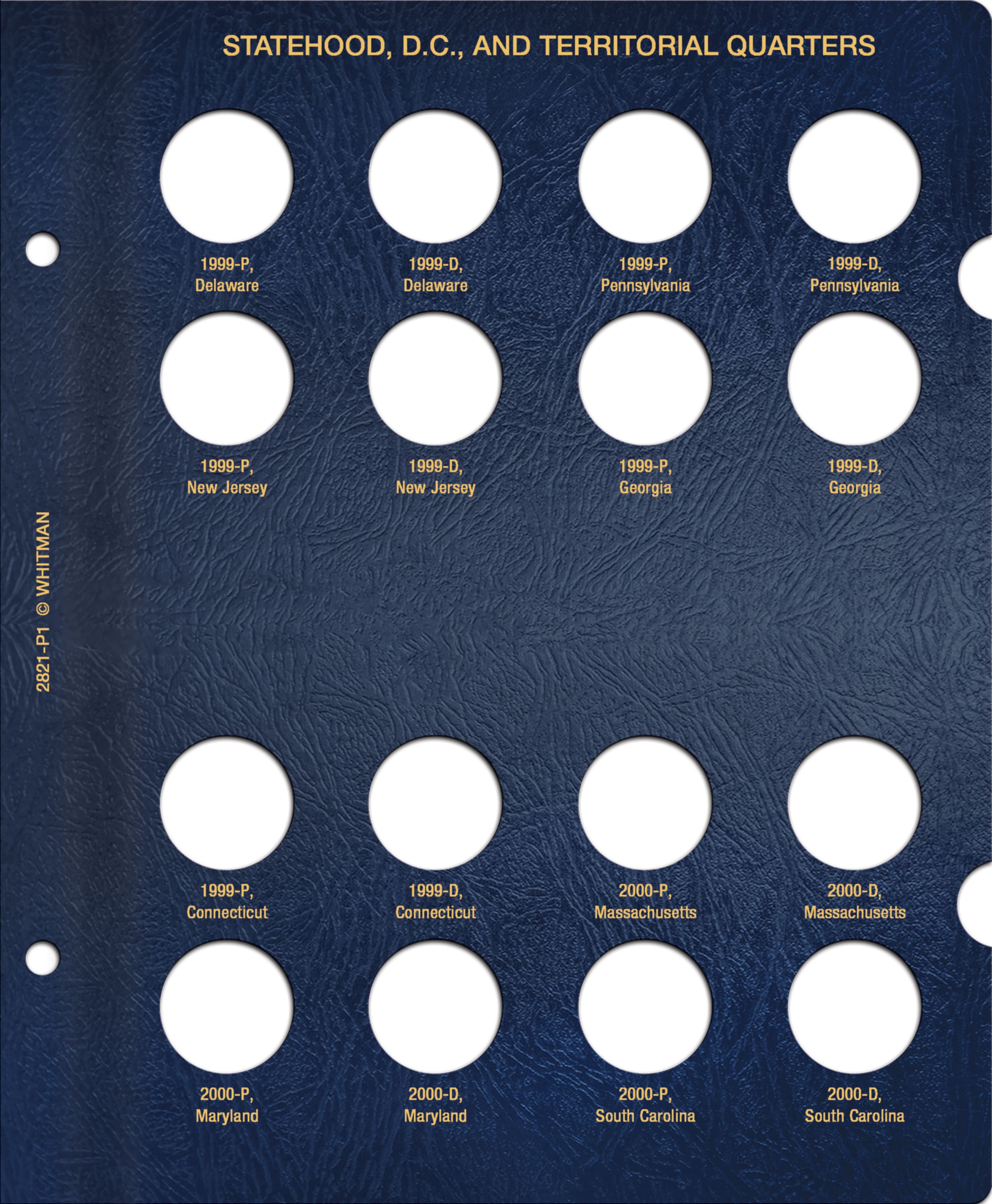 Whitman Classic® Coin Album – National Park Quarters: 2010-2021 (P & D Mints)