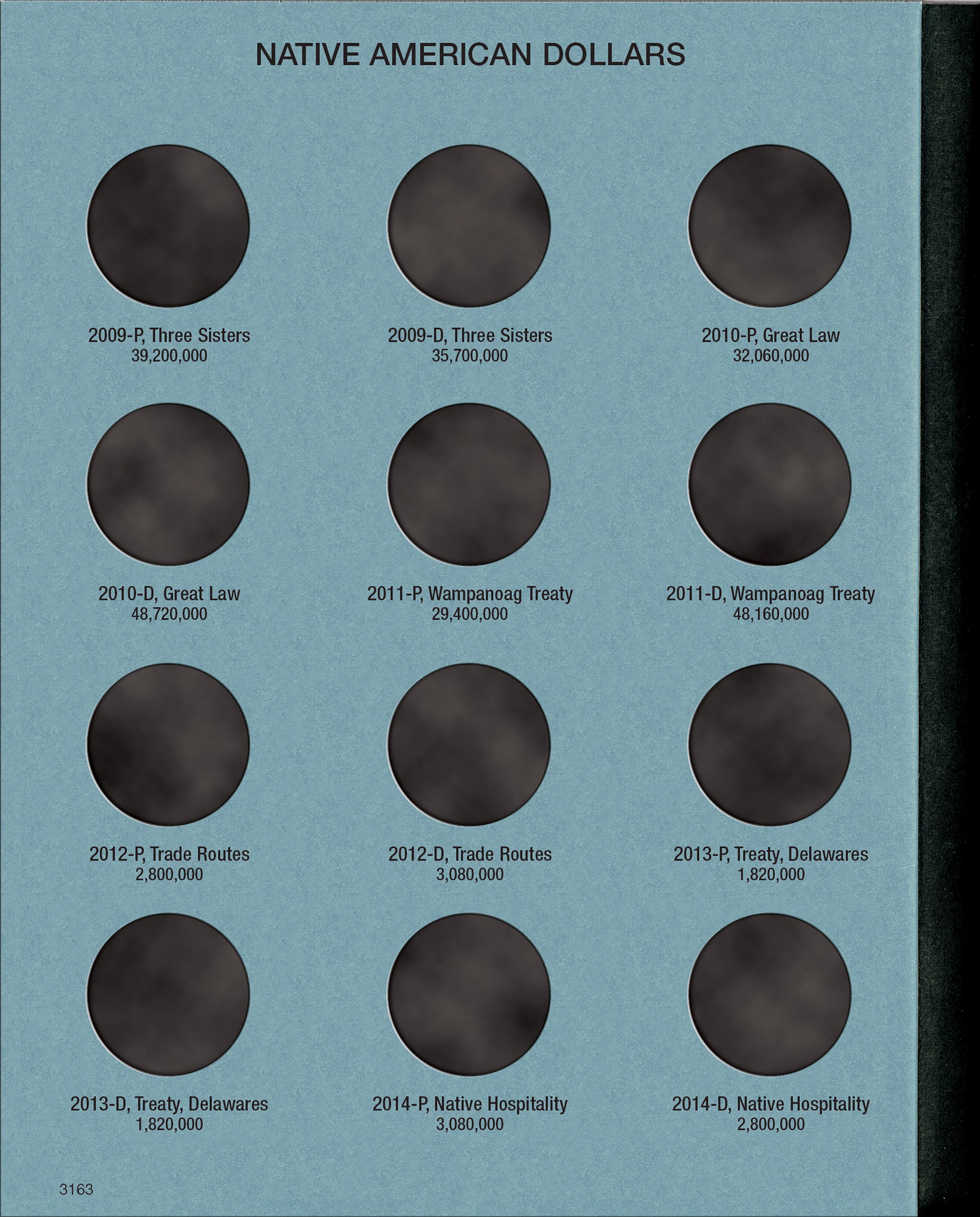 Official Whitman® Coin Folder – Native American Dollars: Starting 2009