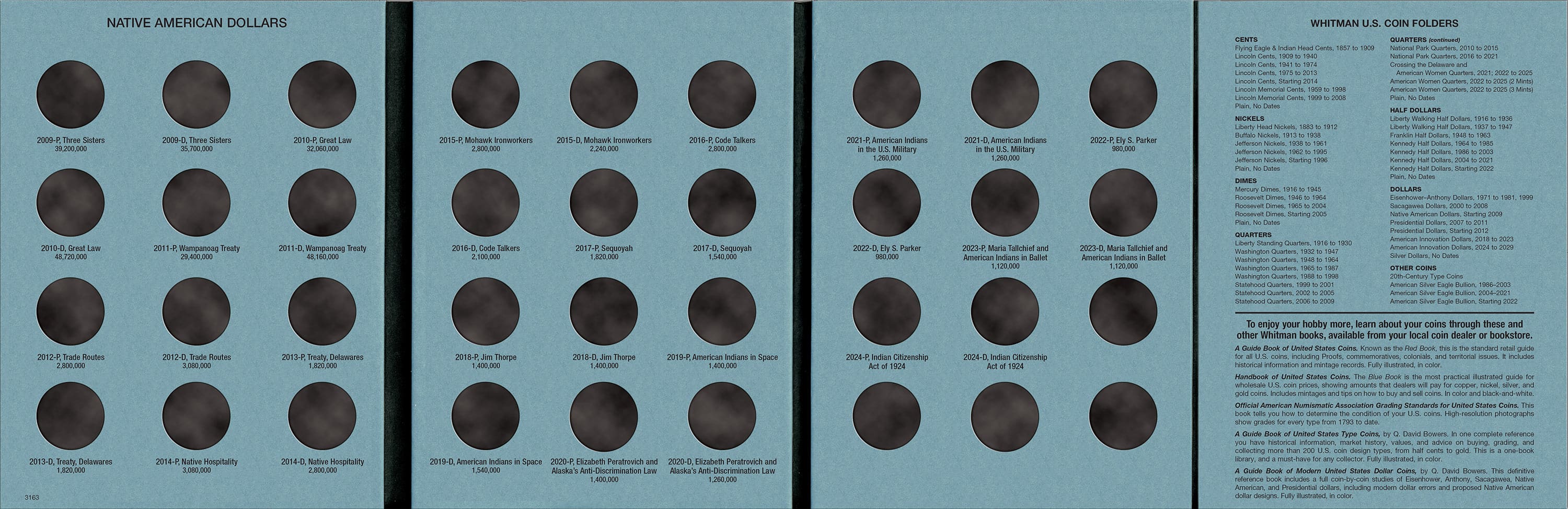 Official Whitman® Coin Folder – Native American Dollars: Starting 2009