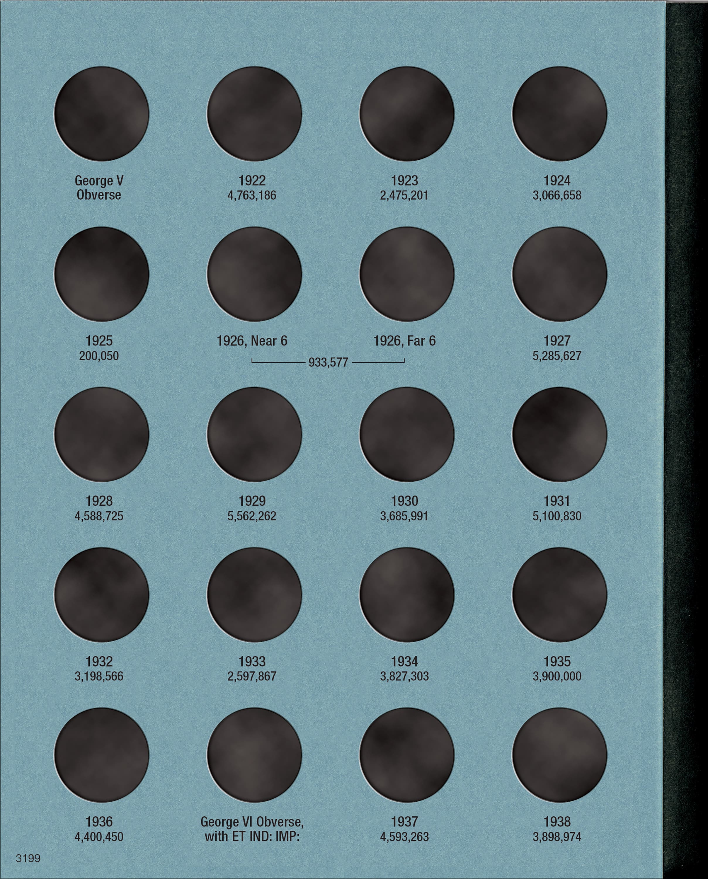 Official Whitman® Coin Folder – Canada Nickels (5 Cents) Collection #1: 1922-1964
