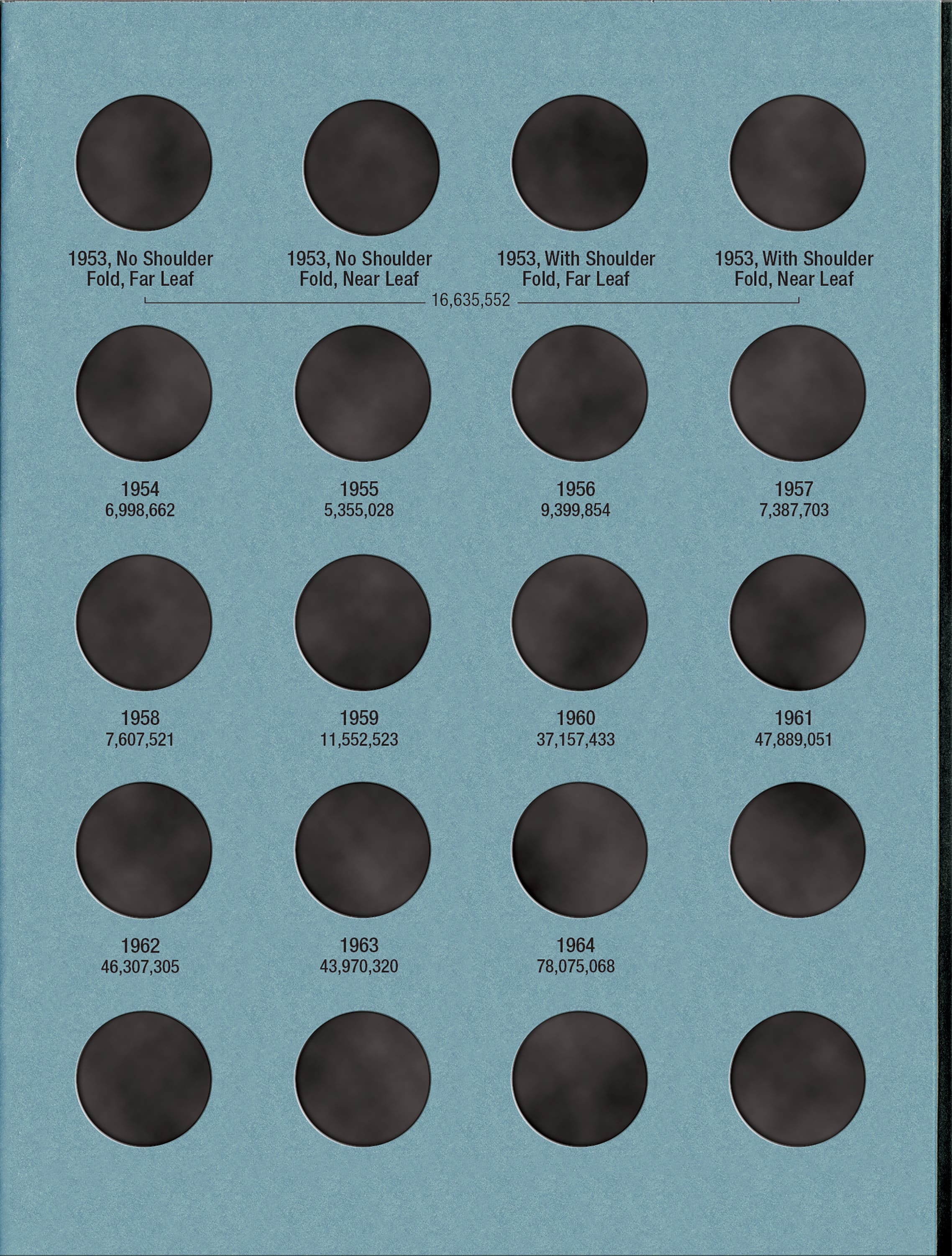 Official Whitman® Coin Folder – Canada Nickels (5 Cents) Collection #1: 1922-1964